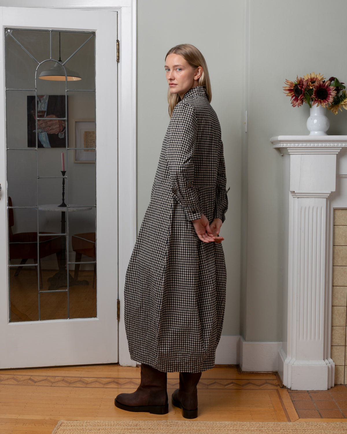 Bergfabel-Letty Dress - Check-Dresses-Boboli-Vancouver-Canada