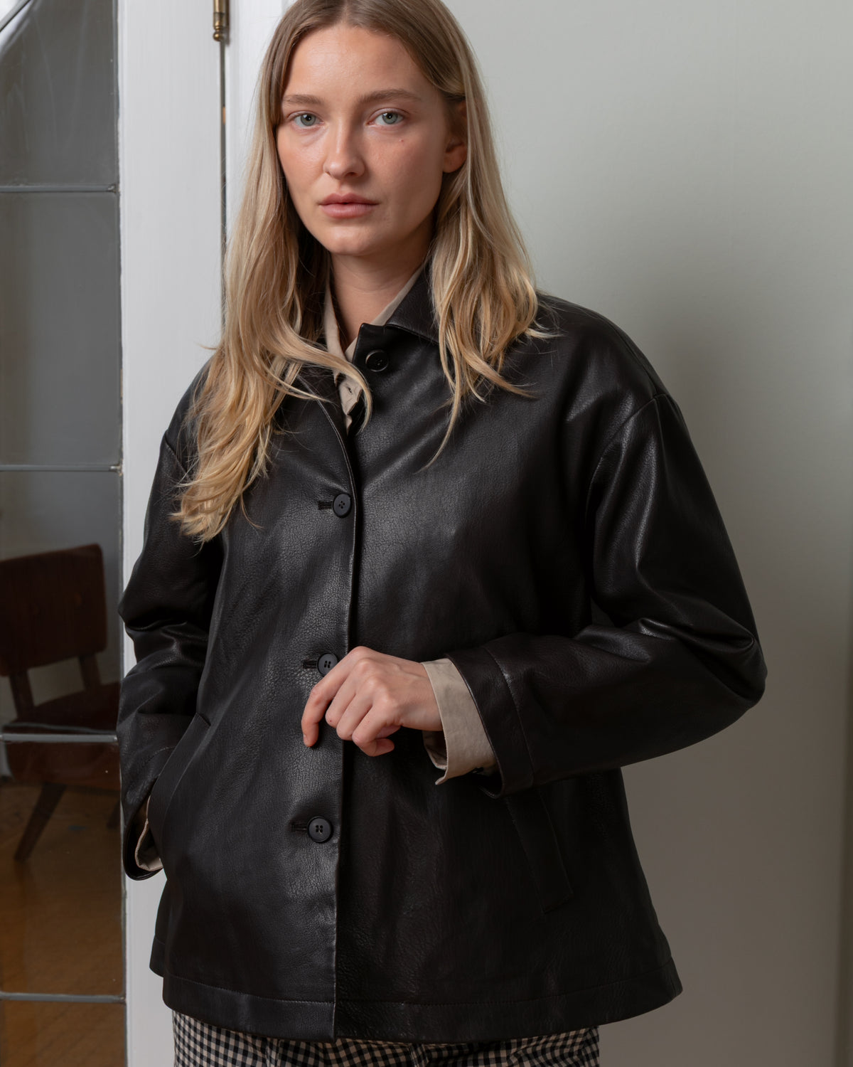 Leather Uli Jacket - Brown