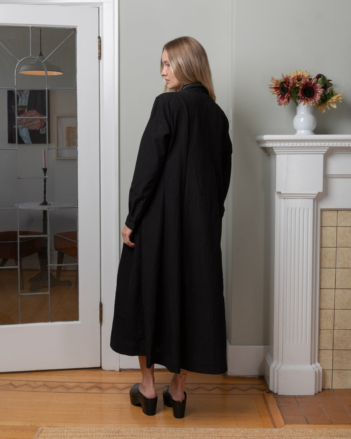 Bergfabel-Sally Dress - Black Stripe-Dresses-Boboli-Vancouver-Canada
