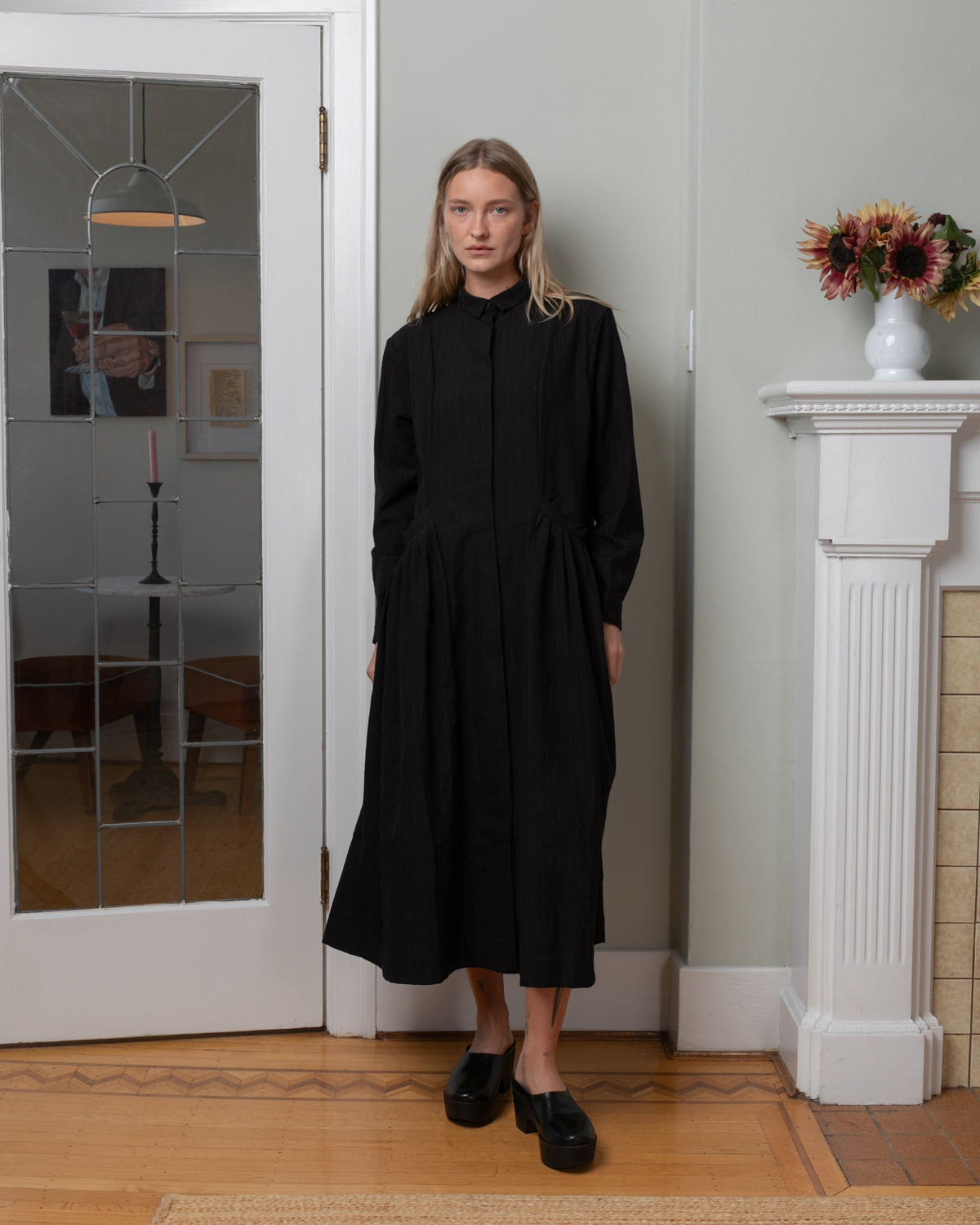 Bergfabel-Sally Dress - Black Stripe-Dresses-Boboli-Vancouver-Canada