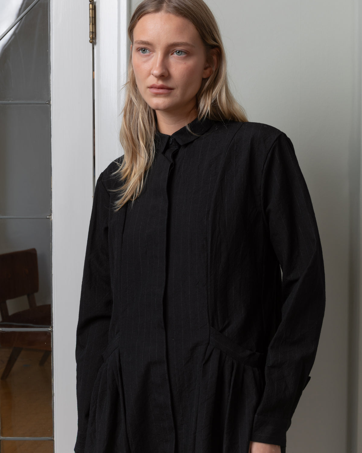 Bergfabel-Sally Dress - Black Stripe-Dresses-Boboli-Vancouver-Canada