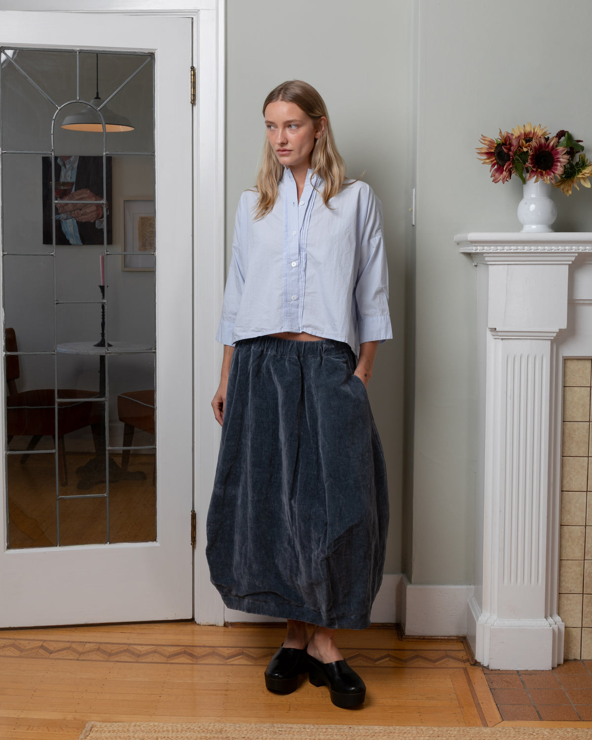 Bergfabel-Claudia Shirt - Azur-Shirts-Boboli-Vancouver-Canada