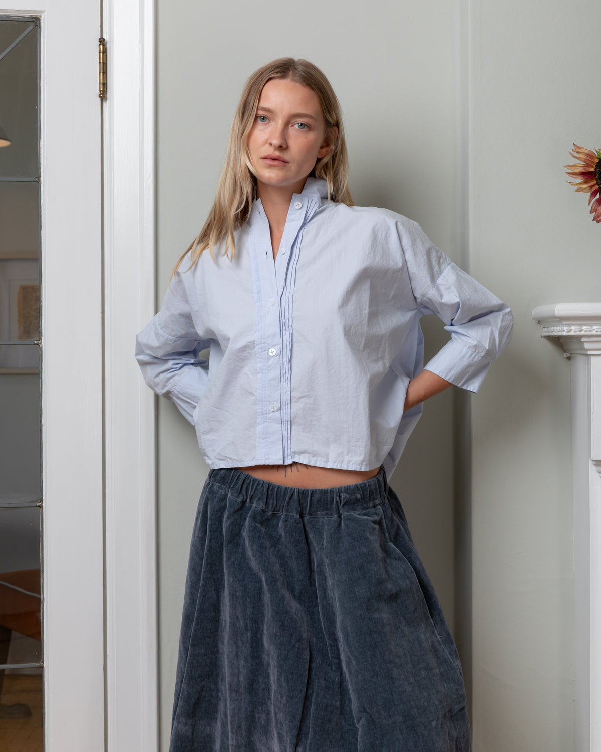 Bergfabel-Claudia Shirt - Azur-Shirts-Boboli-Vancouver-Canada