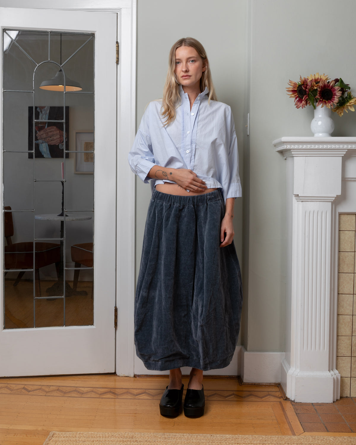 Bergfabel-Carla Skirt - Moon Blue-Skirts-Boboli-Vancouver-Canada