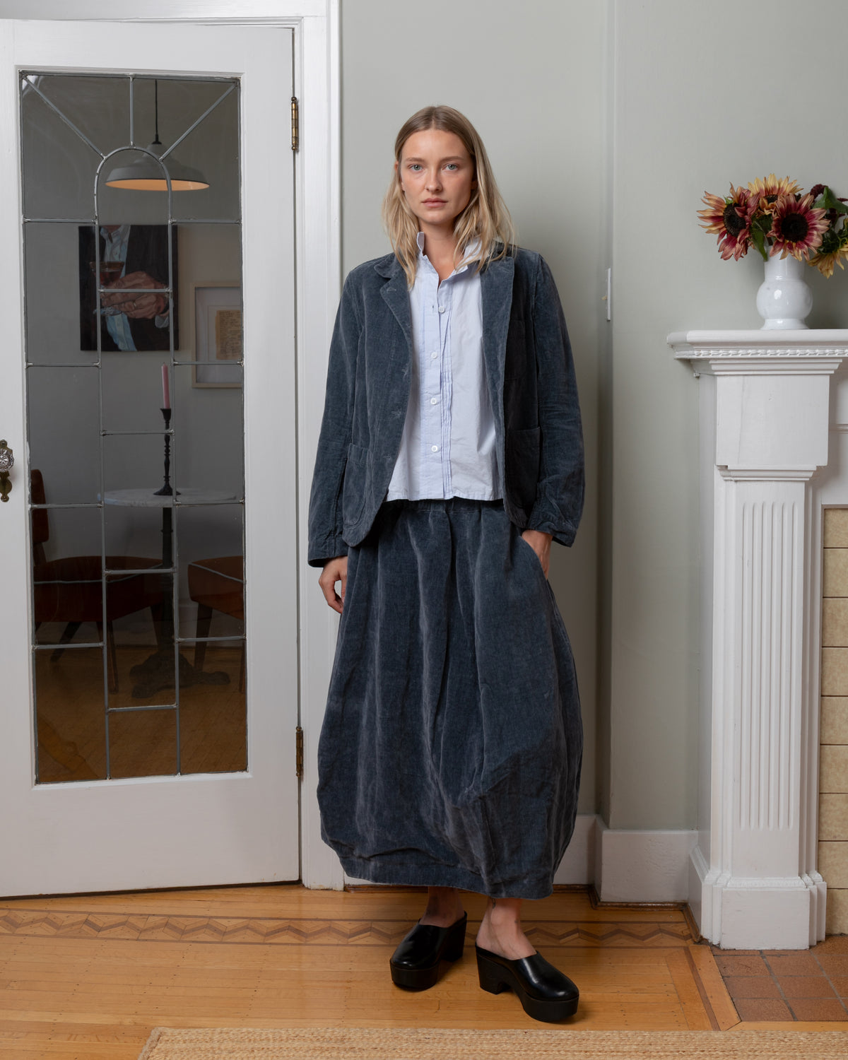 Bergfabel-Carla Skirt - Moon Blue-Skirts-Boboli-Vancouver-Canada