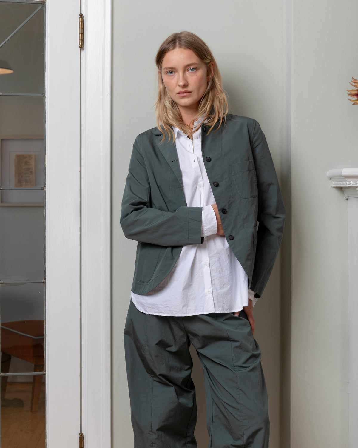 Bergfabel-Loose Tyrol Shirt - White-Shirts-Boboli-Vancouver-Canada