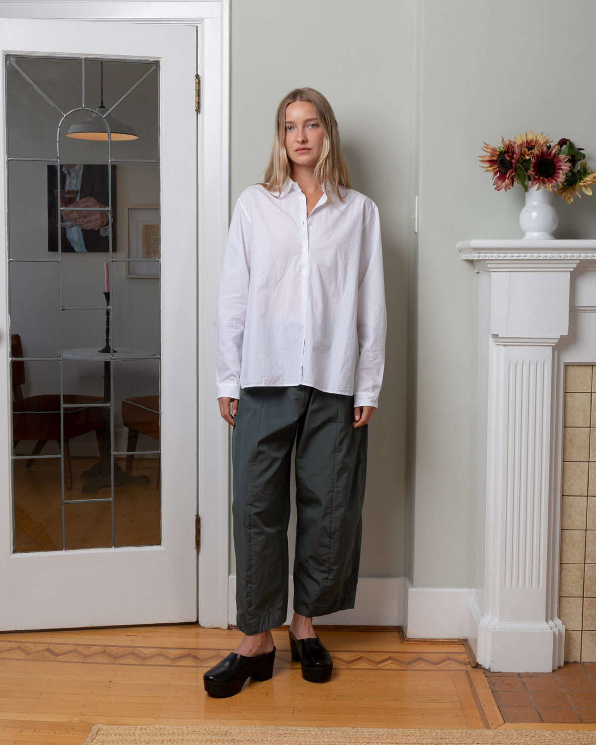 Bergfabel-Loose Tyrol Shirt - White-Shirts-Boboli-Vancouver-Canada