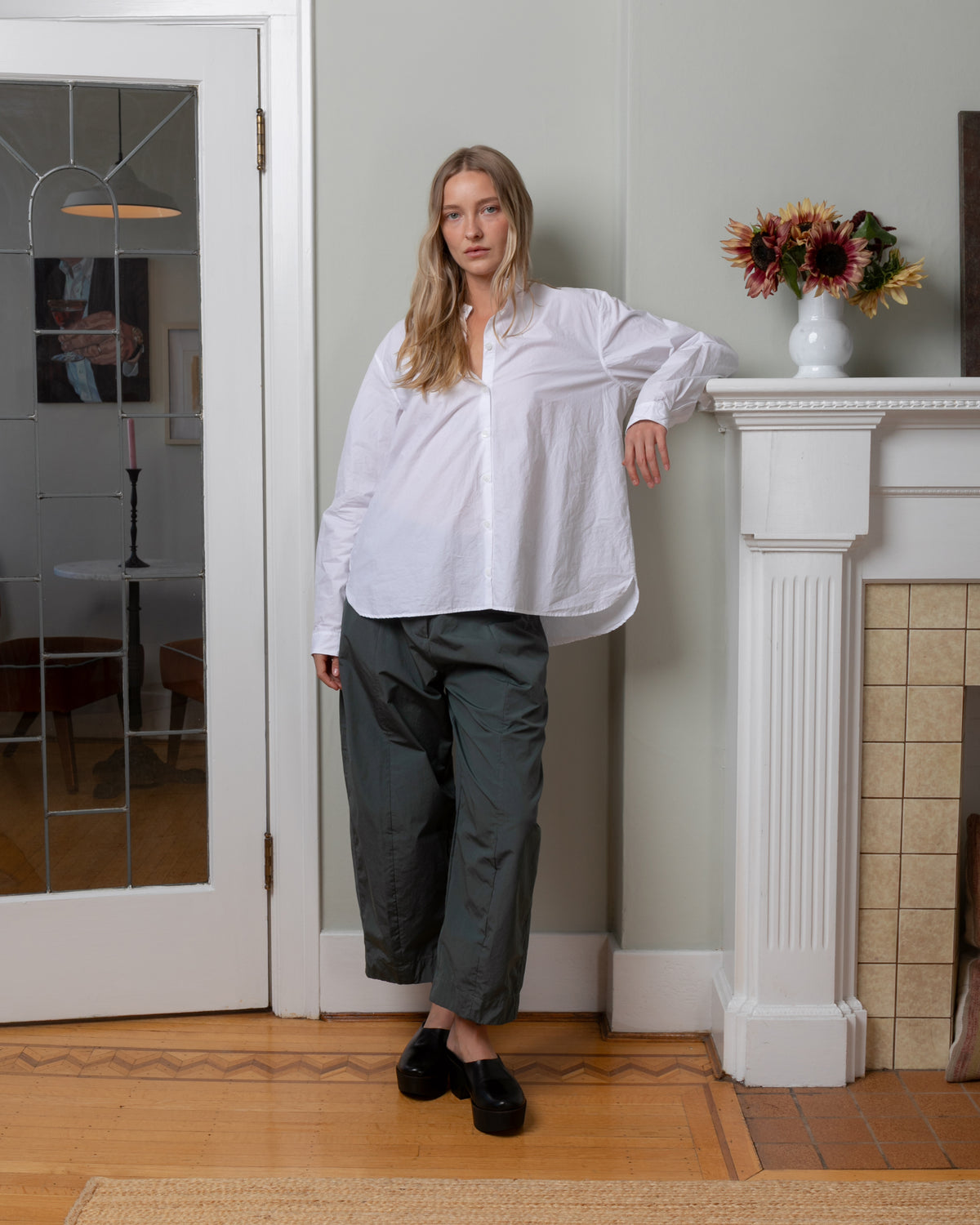 Bergfabel-Loose Tyrol Shirt - White-Shirts-Boboli-Vancouver-Canada