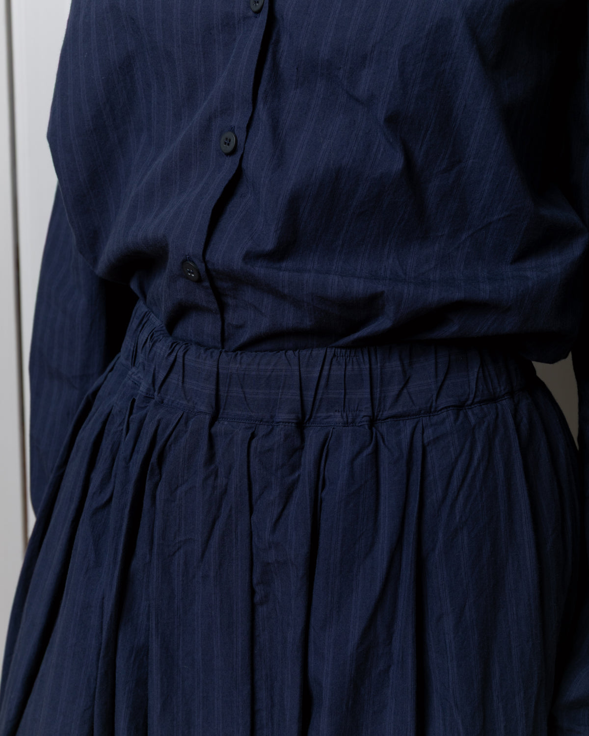 Bergfabel-Matilde Skirt - Blue Stripe-Skirts-Boboli-Vancouver-Canada