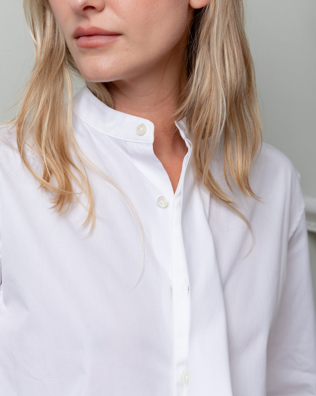 Bare-Extended Panel Shirt - White-Shirts-Boboli-Vancouver-Canada