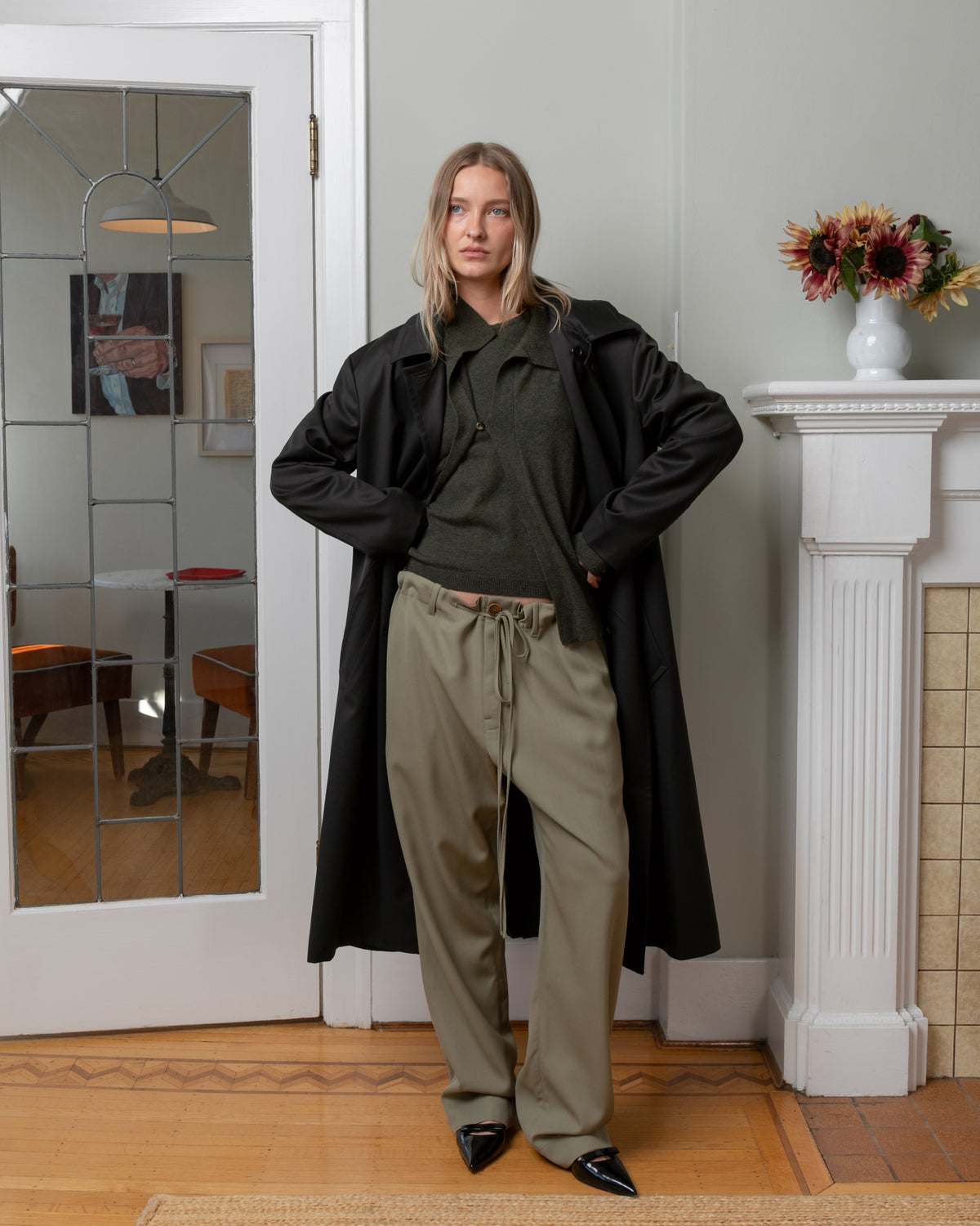 Bare-Hawick Cardigan - Loden-Cardigans-Boboli-Vancouver-Canada
