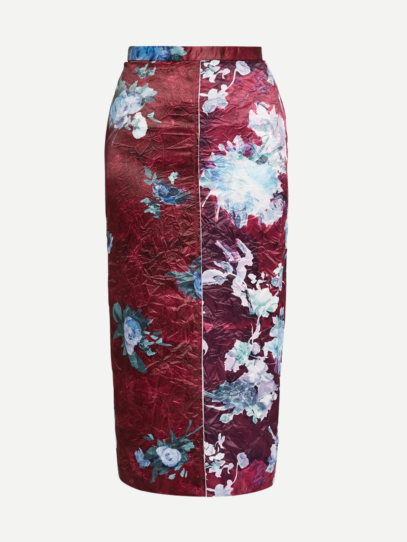 Erdem-Pencil Midi Skirt - Mulberry Red-Skirts-Boboli-Vancouver-Canada