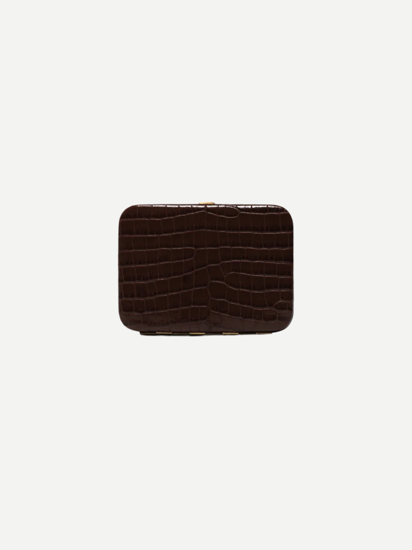Lutz Morris-Nolan Cardholder - Chocolate Croco-Bags-Boboli-Vancouver-Canada