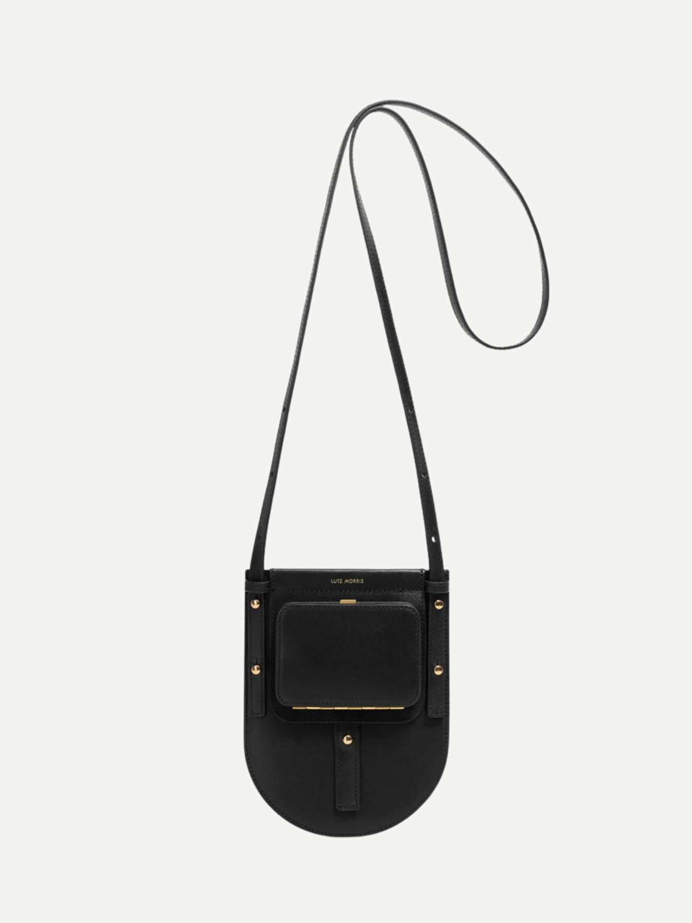 Lutz Morris-Porter Cross Body Phone Bag - Black Cooper-Bags-Boboli-Vancouver-Canada
