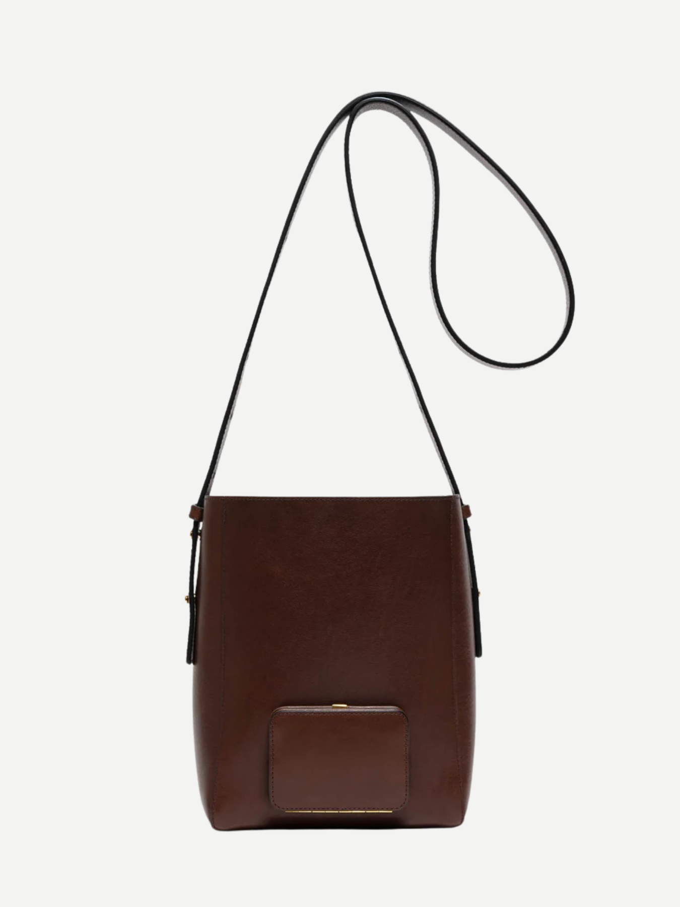 Lutz Morris-Parker M Long Strap Cross Body Bag - Chocolate Cooper-Bags-Boboli-Vancouver-Canada