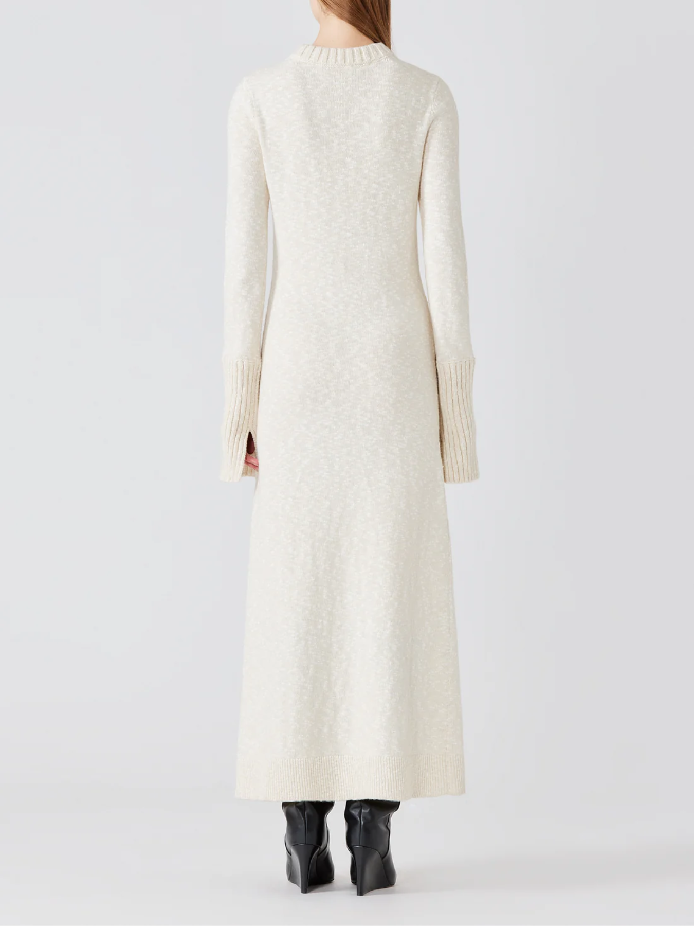 Sa Su Phi-Morena Long Dress - Ivory-Dresses-Boboli-Vancouver-Canada