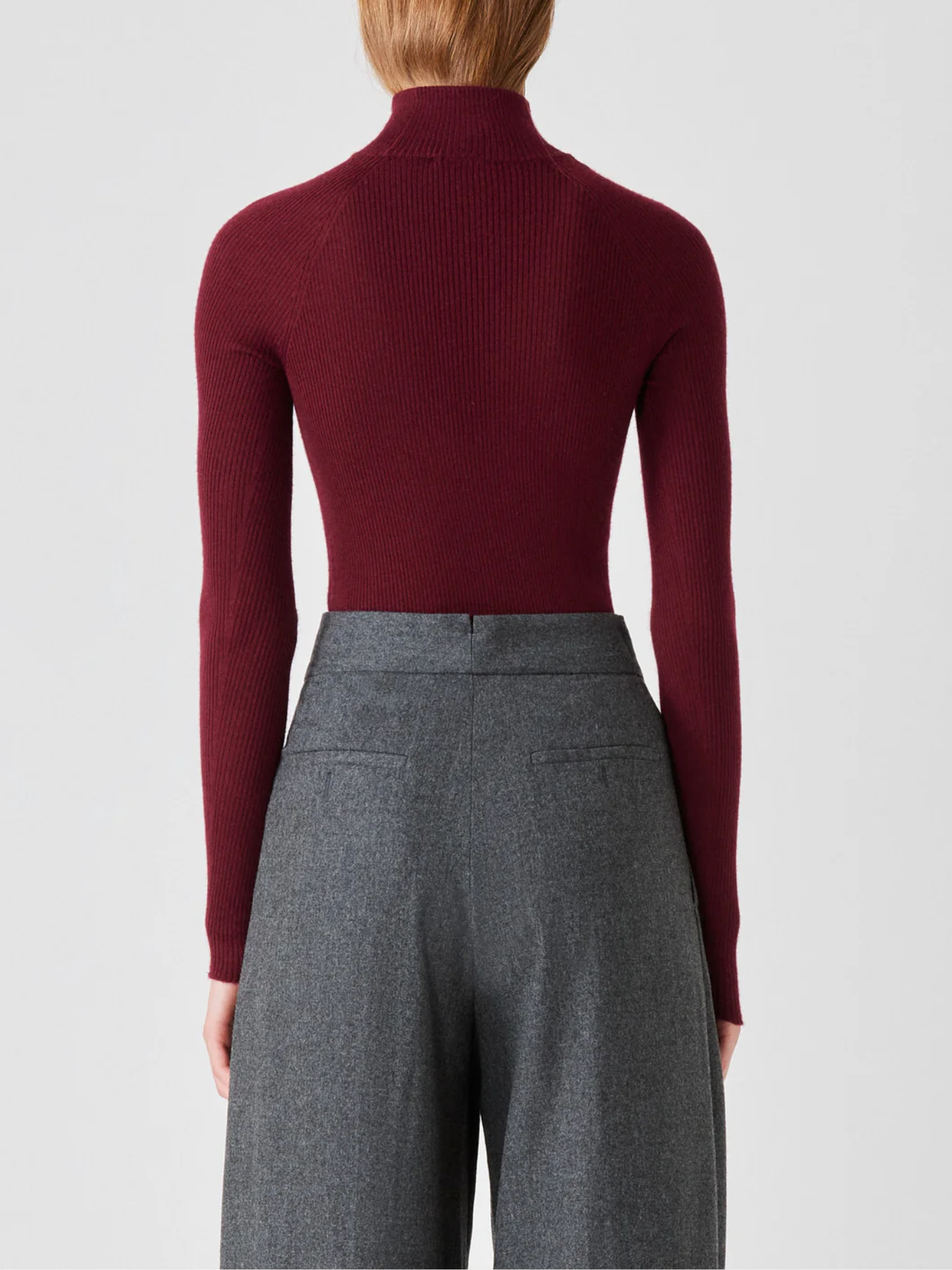 Sa Su Phi-Lupetto Sweater - Bordeaux-Sweaters-Boboli-Vancouver-Canada