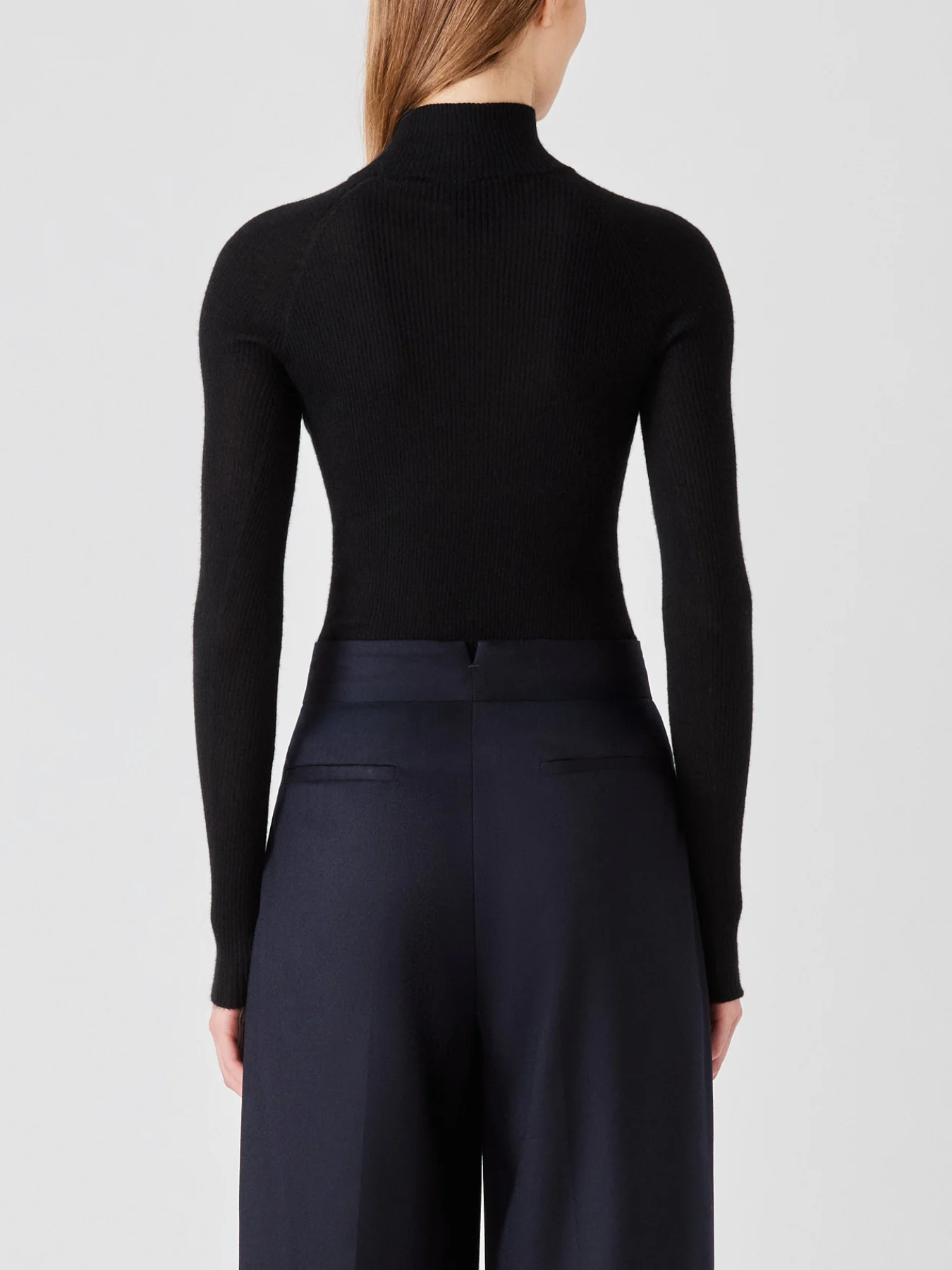Sa Su Phi-Lupetto Sweater - Black-Sweaters-Boboli-Vancouver-Canada