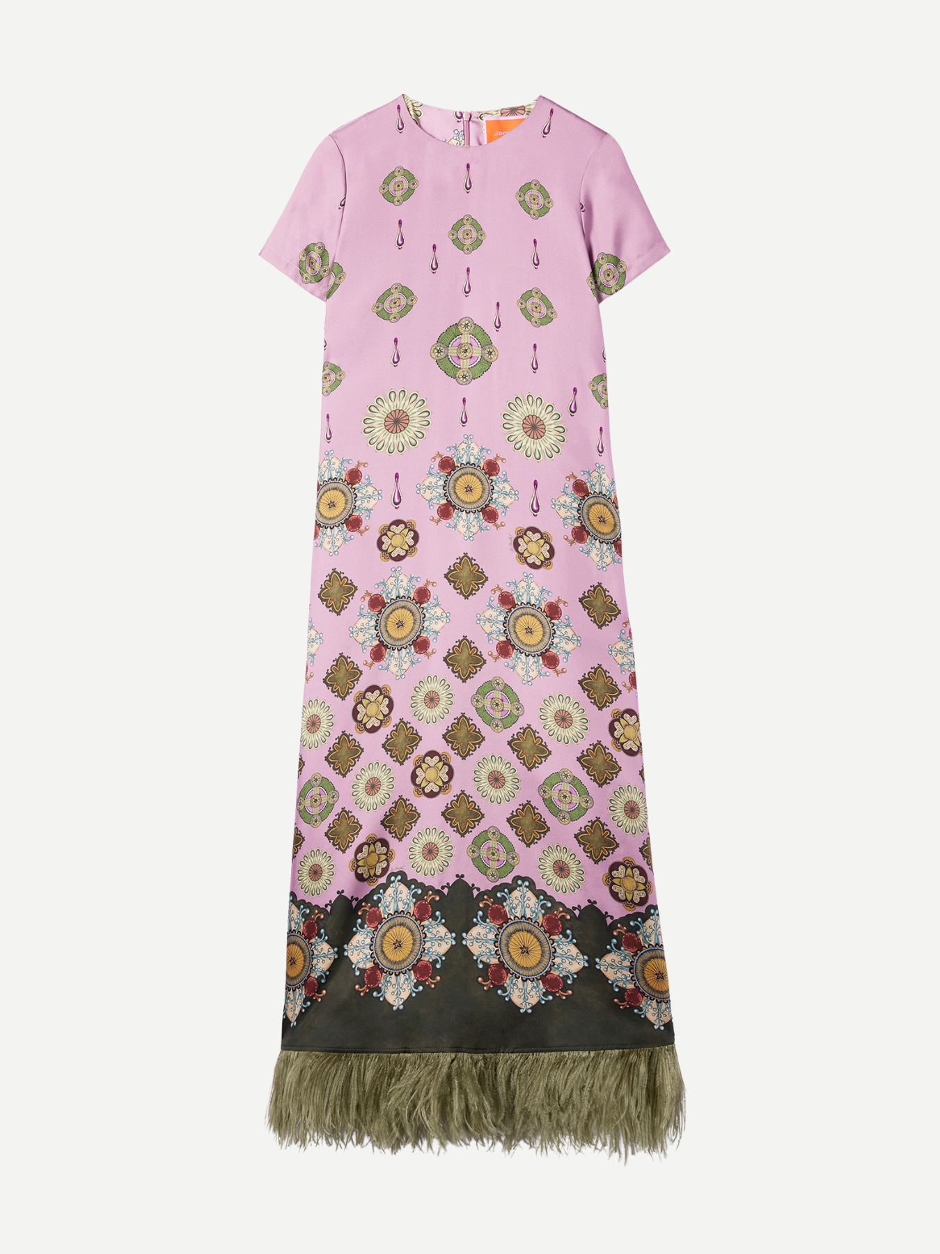 La DoubleJ-Swing Dress w/Feathers - Dusty Pink-Dresses-Boboli-Vancouver-Canada