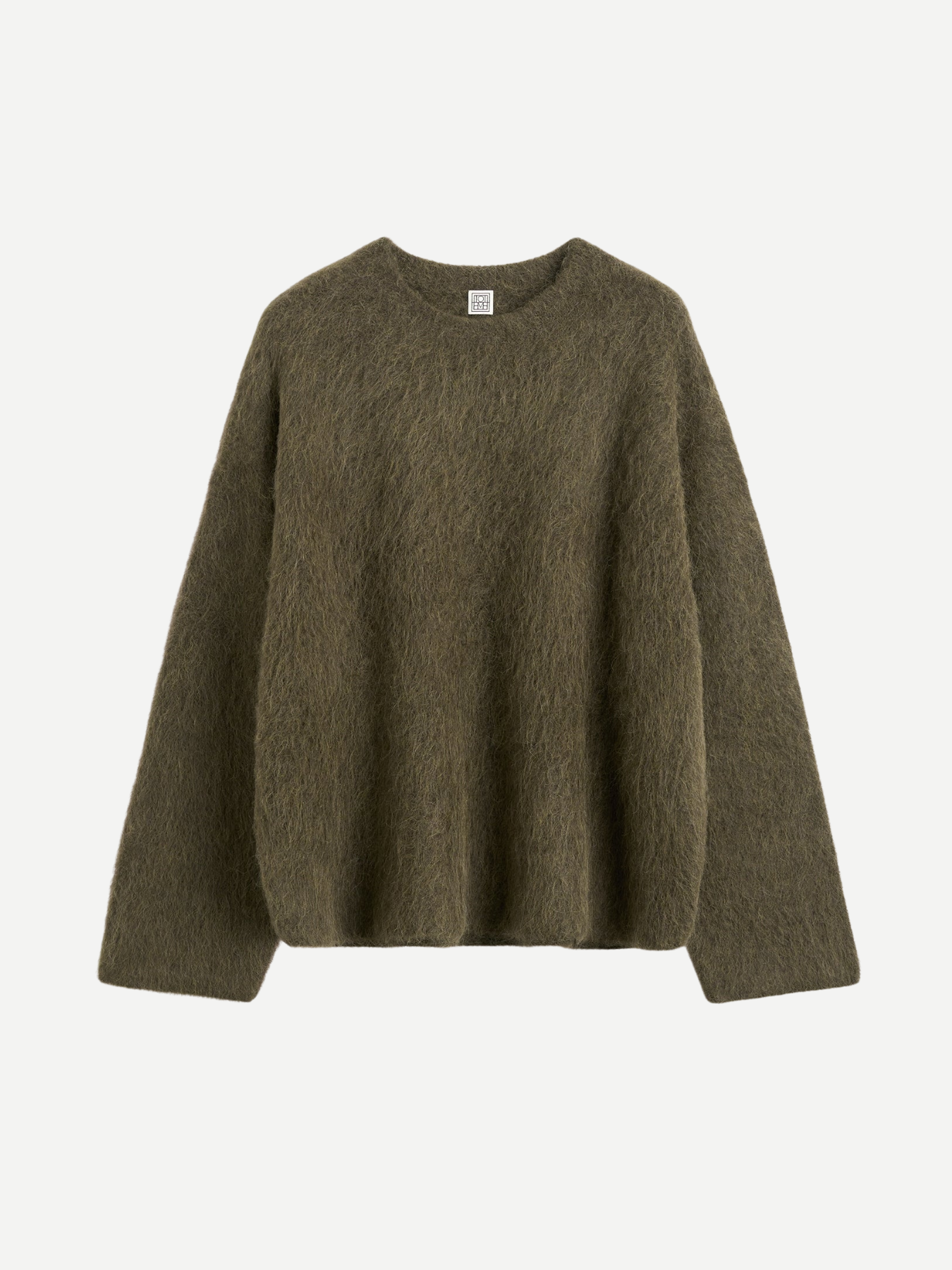 Totême-Boxy Alpaca Knit - Pepper-Sweaters-Boboli-Vancouver-Canada