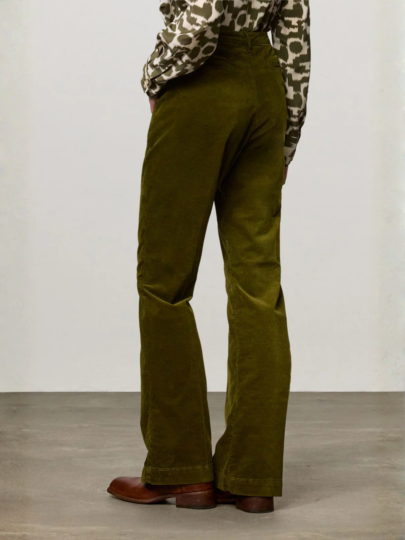Massimo Alba-Liza 2 Classic Trousers - Military-Pants-Boboli-Vancouver-Canada