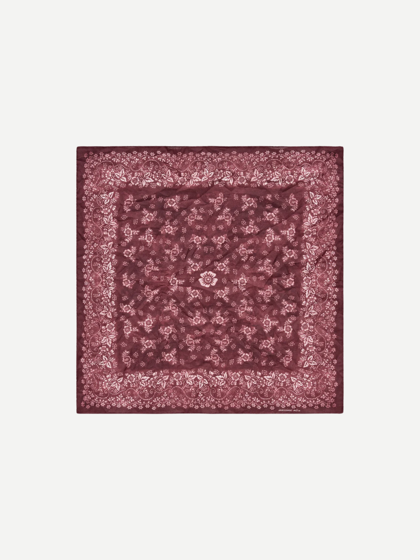 Massimo Alba-Pocket Handkerchief - Black Bean-Accessories-Boboli-Vancouver-Canada