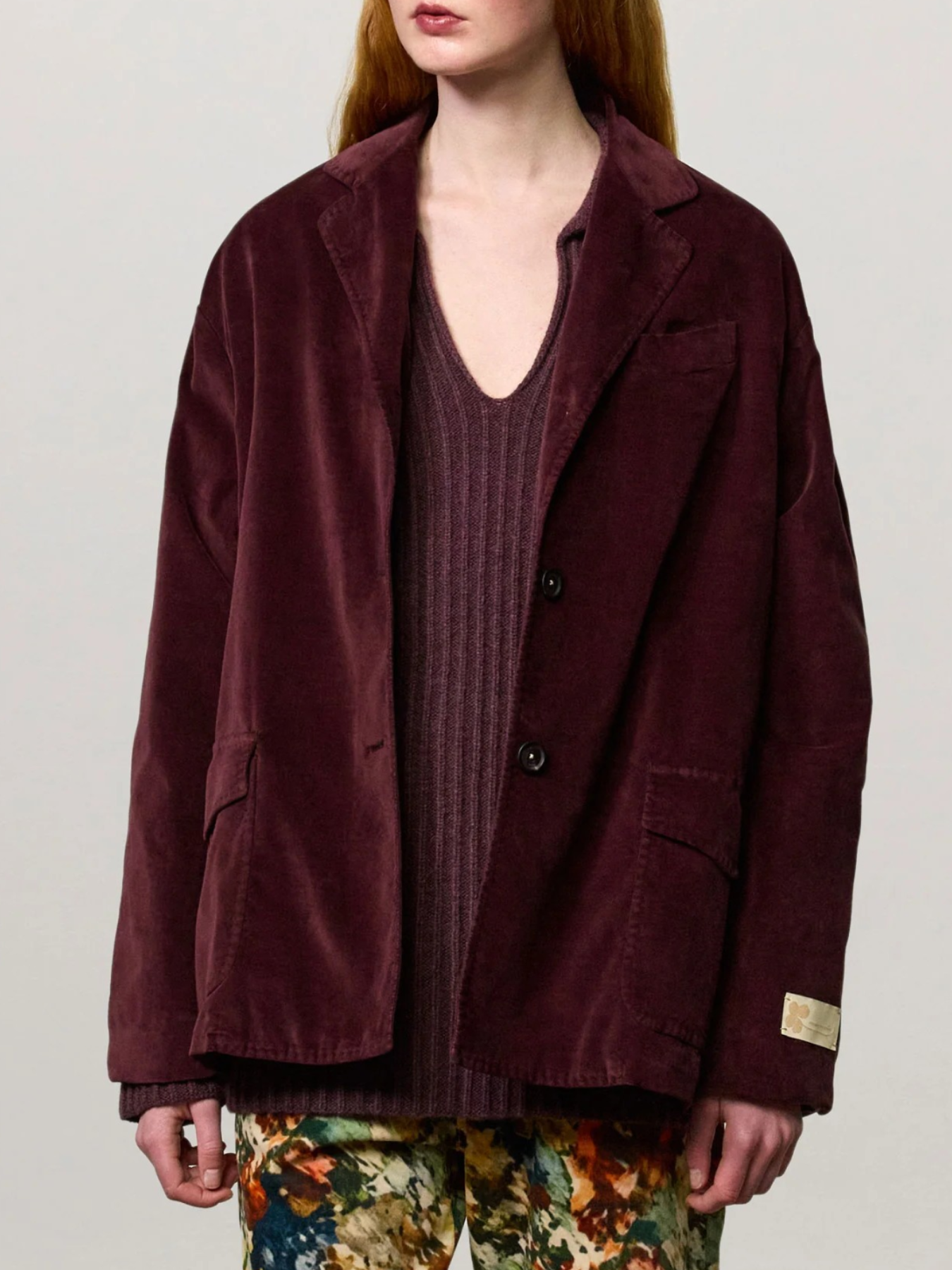 Massimo Alba-Adelaide Jacket w/Patch Pockets - Black Bean-Jackets-Boboli-Vancouver-Canada