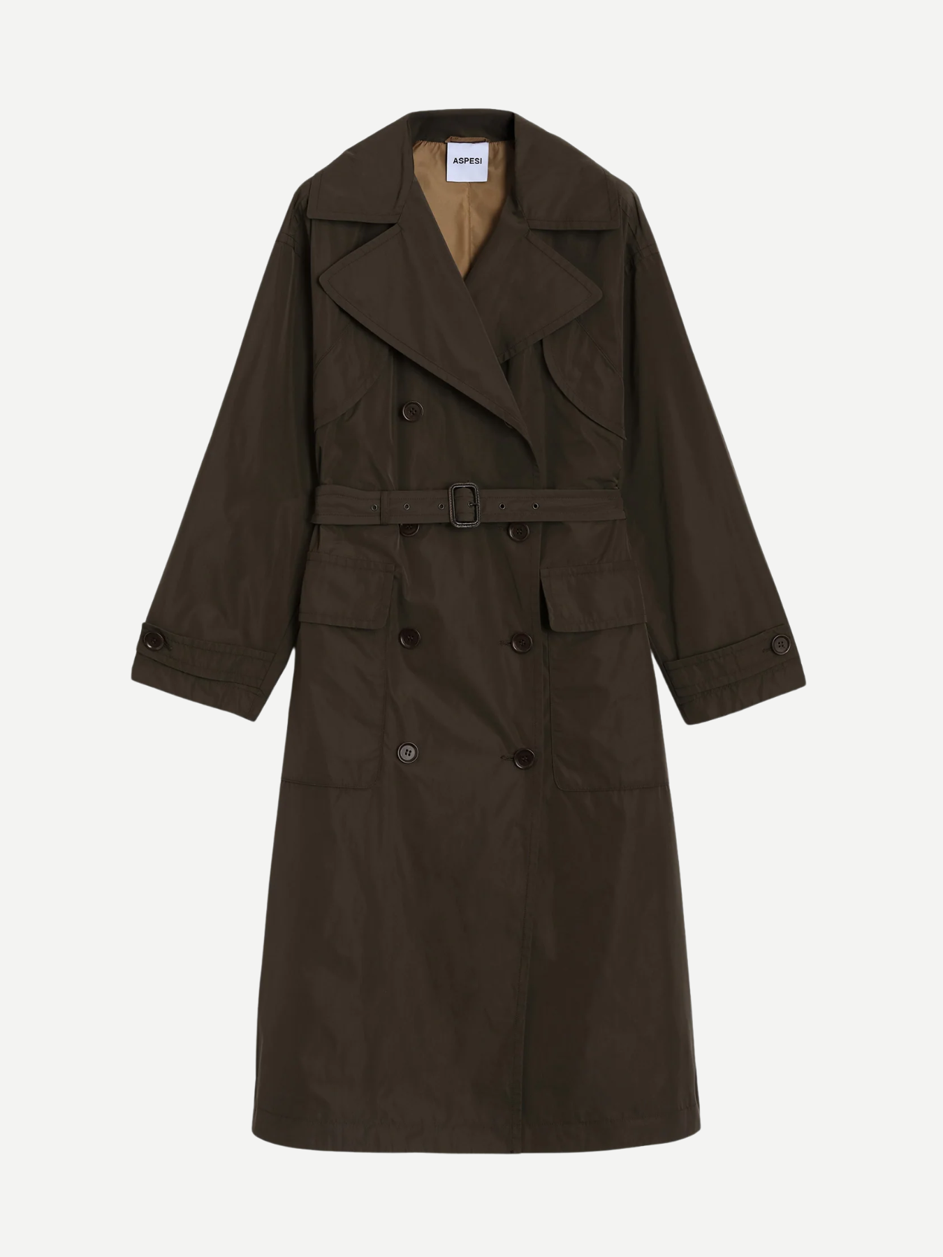 Aspesi-Waterproof Taffeta Scotch Trench - Military-Coats-Boboli-Vancouver-Canada