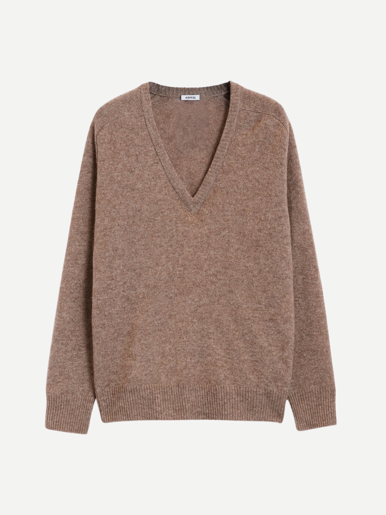 Aspesi-L.S. Knit Pullover Mod. 3347 - Dove Grey-Sweaters-Boboli-Vancouver-Canada