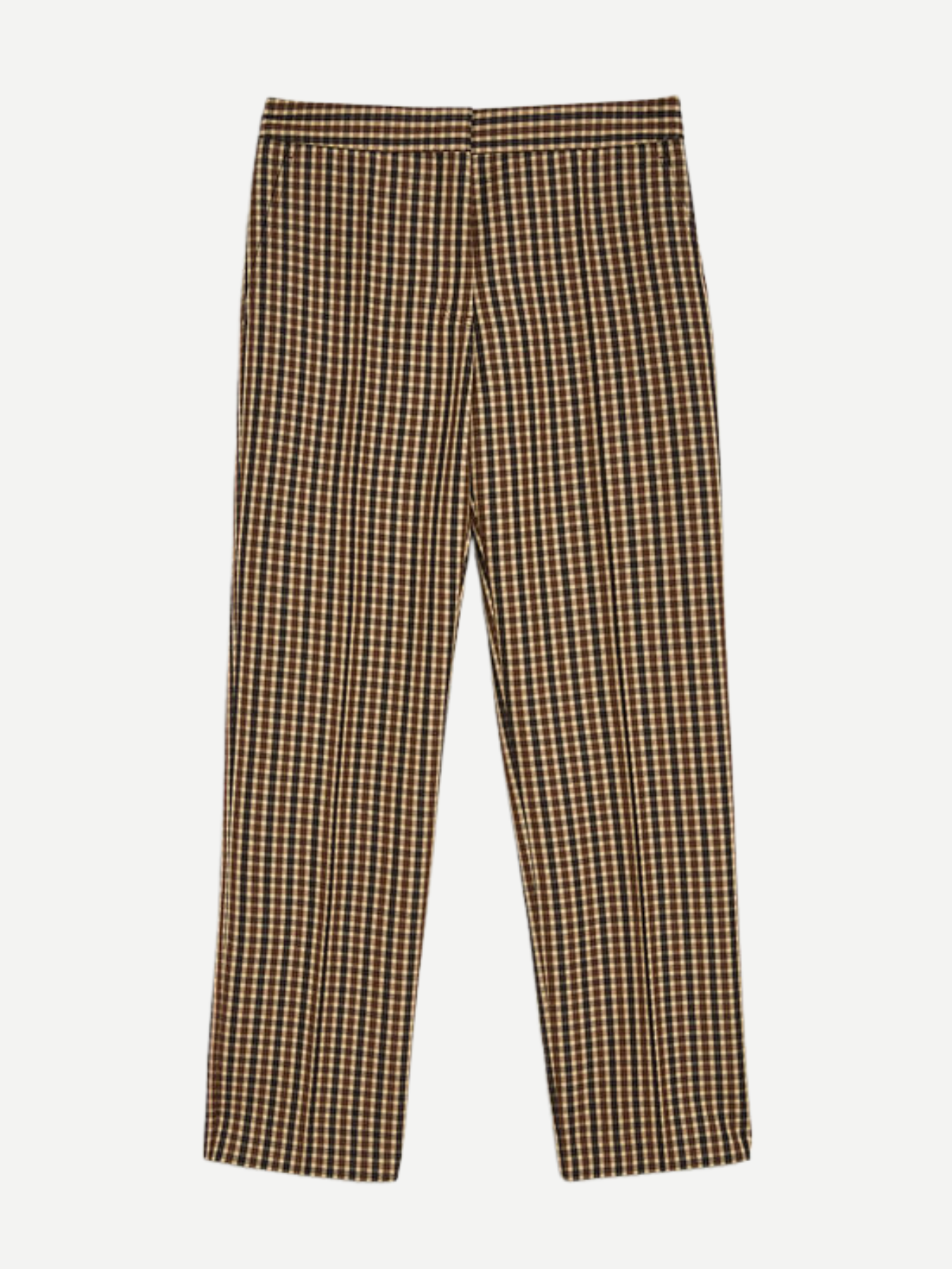 Jil Sander-Wool Canvas Tailored Trousers - Hazelnut Mouline-Pants-Boboli-Vancouver-Canada