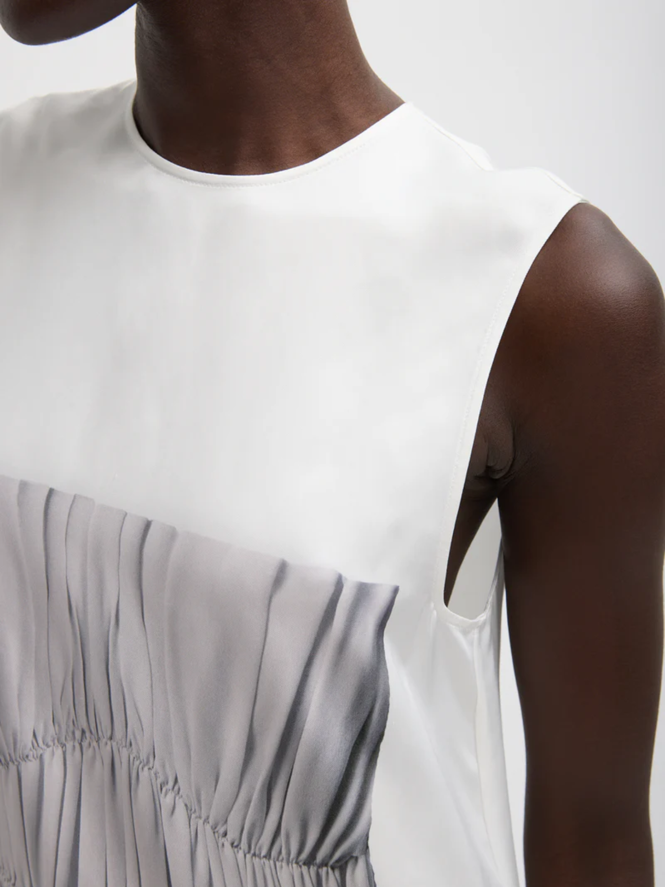 Tibi-Trompe Loeil Dress - Black/White-Dresses-Boboli-Vancouver-Canada