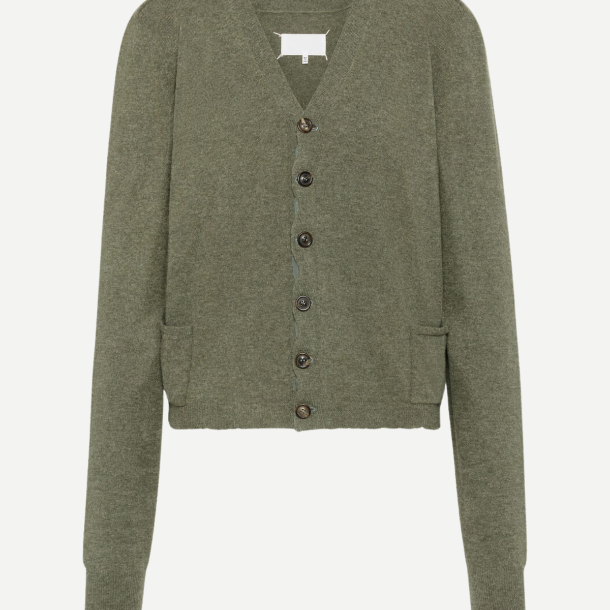 Maison Margiela | Wool V-Neck Cardigan | Boboli, Vancouver Canada