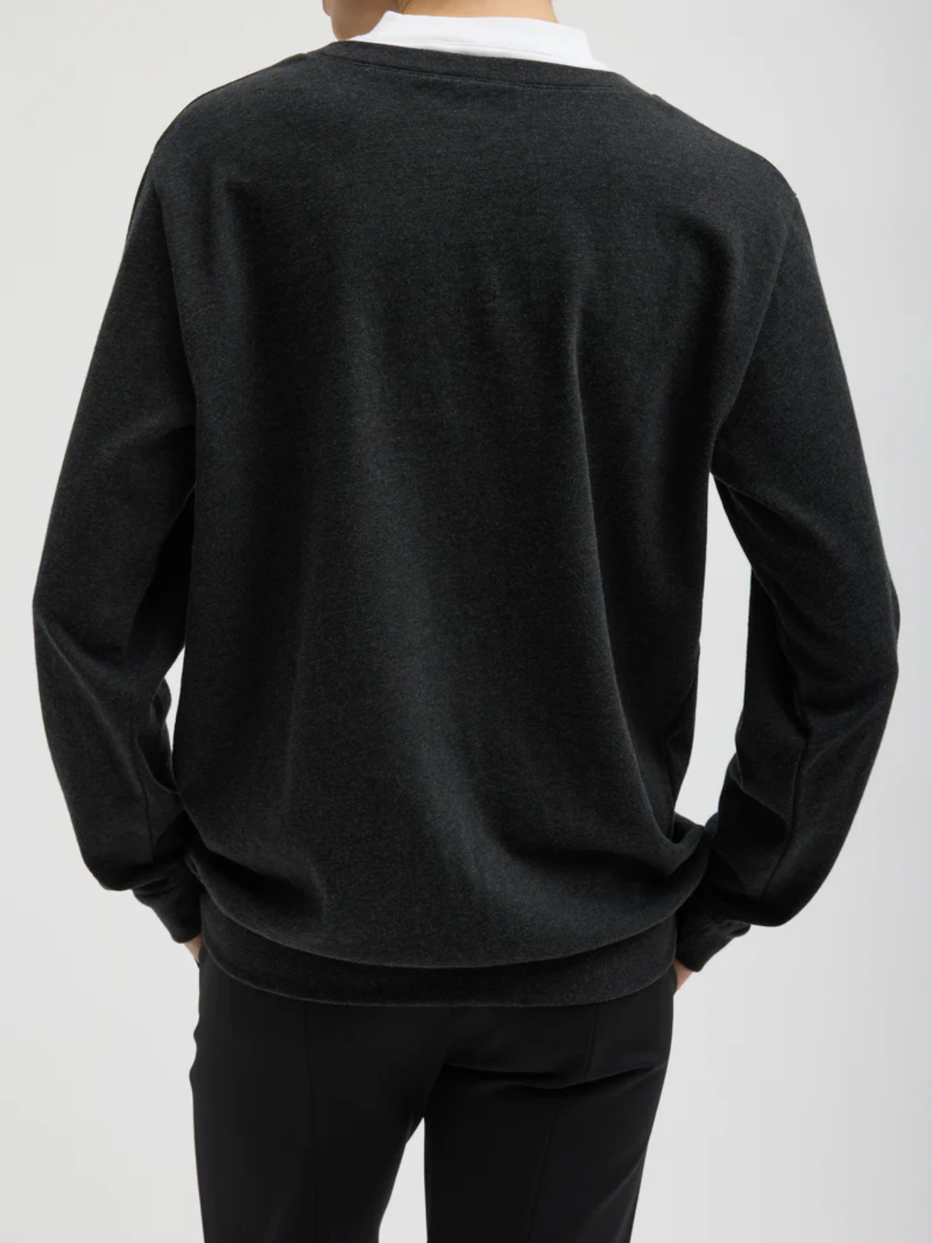 Tibi-Perfect T Trompe Loeil Top - Grey/Multi-Tops-Boboli-Vancouver-Canada