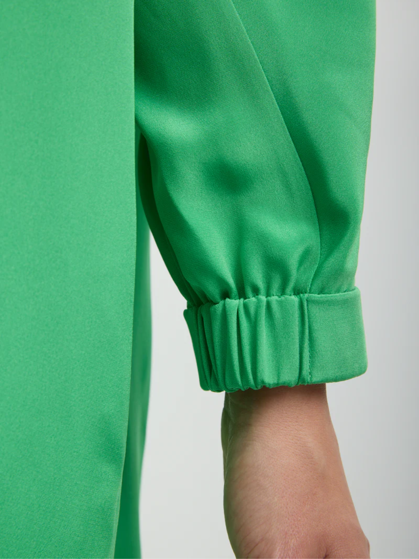 Tibi-4 Ply Silk Long Sleeve Cocoon Dress - Green-Dresses-Boboli-Vancouver-Canada