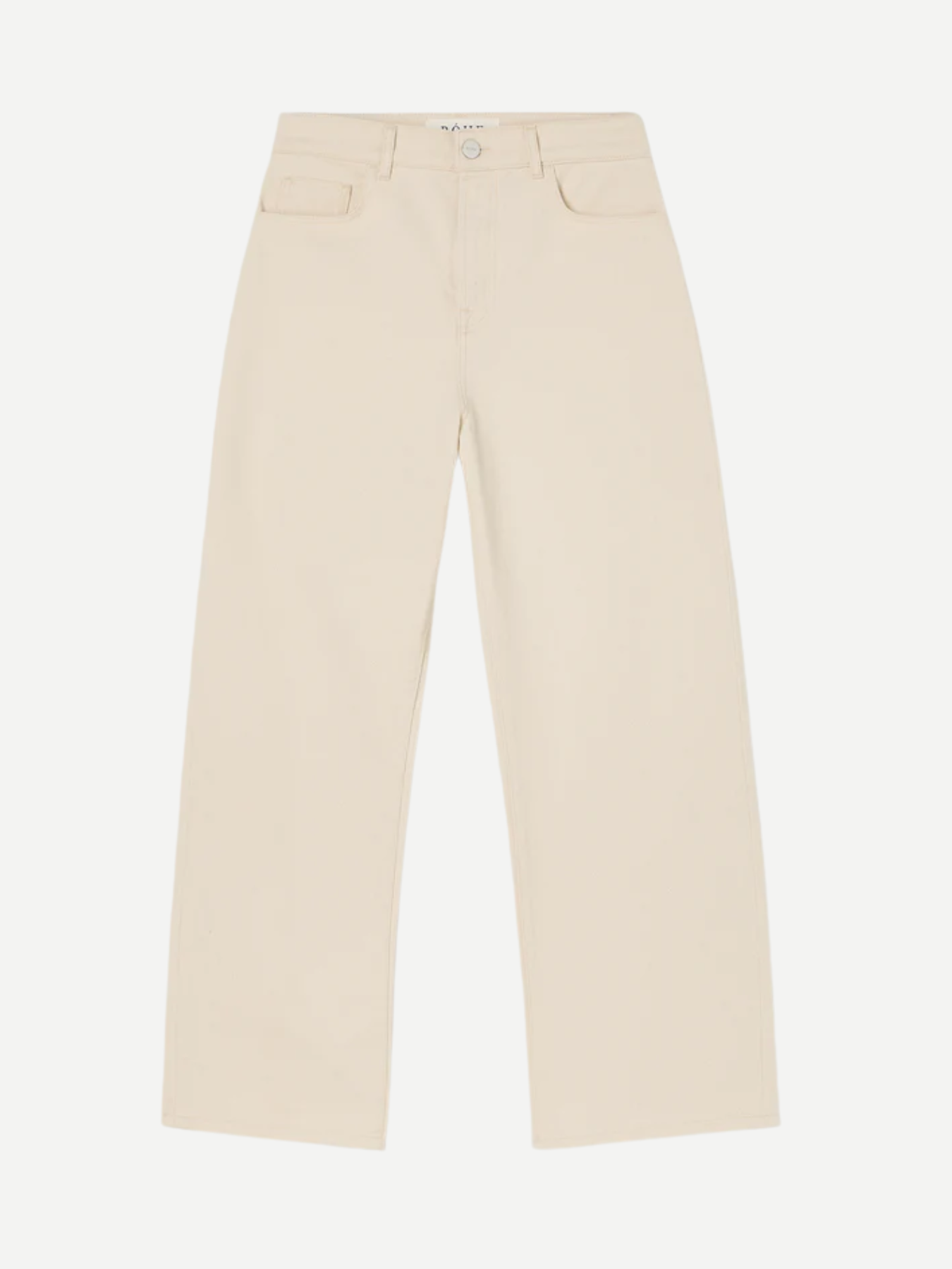 Rohe-Baggy Fit Denim - Ecru-Pants-Boboli-Vancouver-Canada