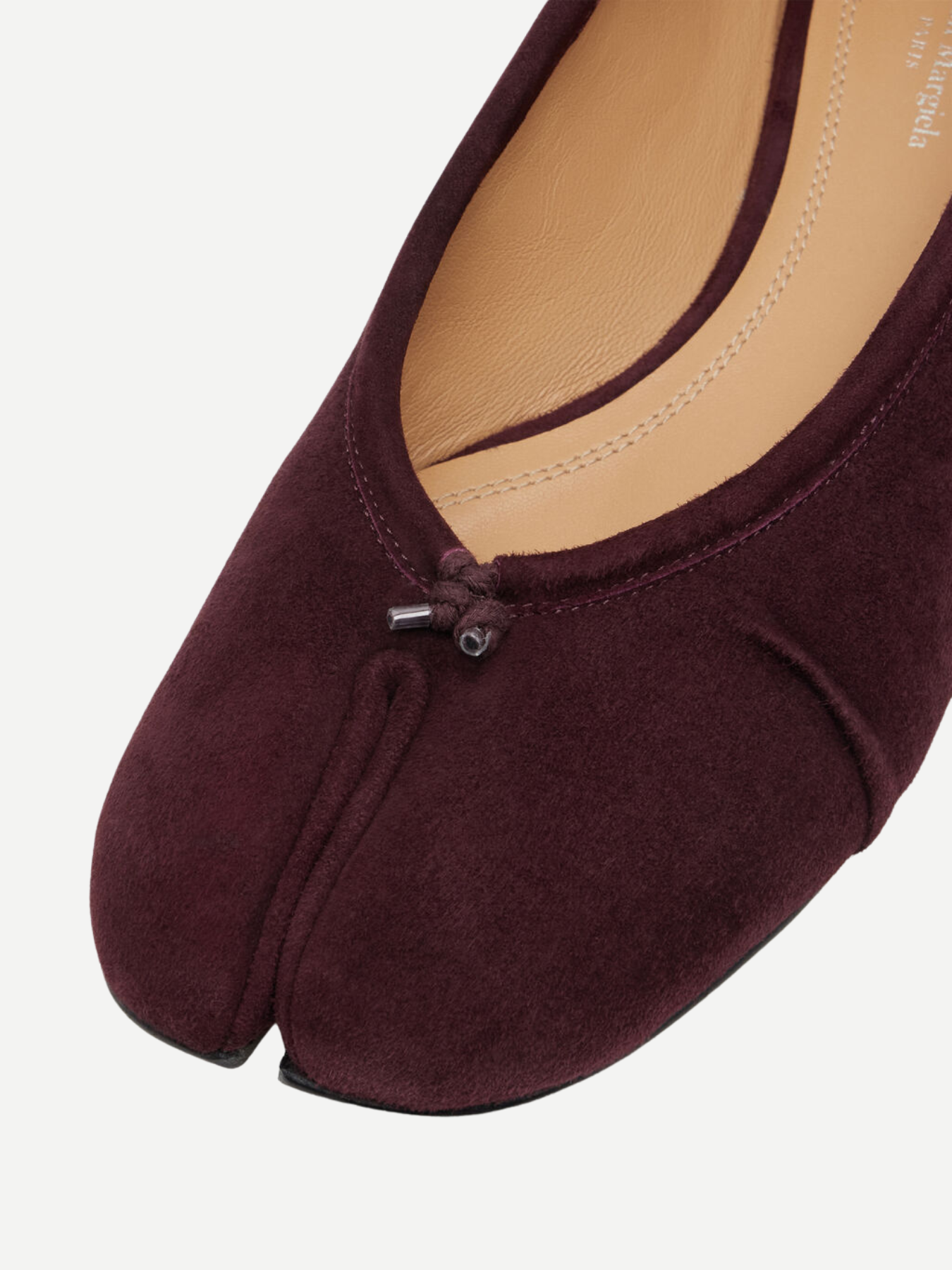Maison Margiela-Tabi New Suede Ballerina - Wine Tasting-Shoes-Boboli-Vancouver-Canada