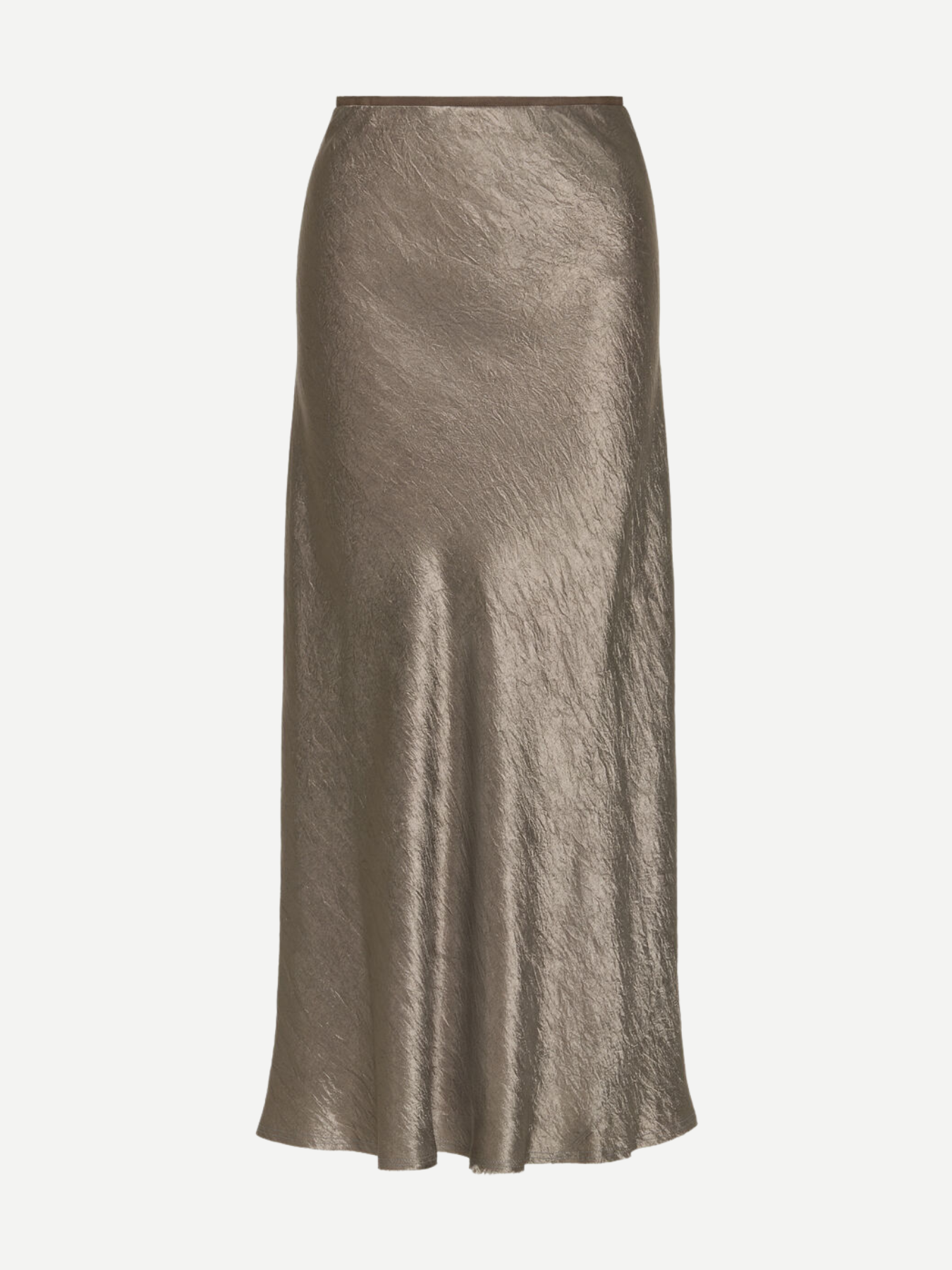 Maison Margiela-Satin Midi Skirt - Taupe-Skirts-Boboli-Vancouver-Canada