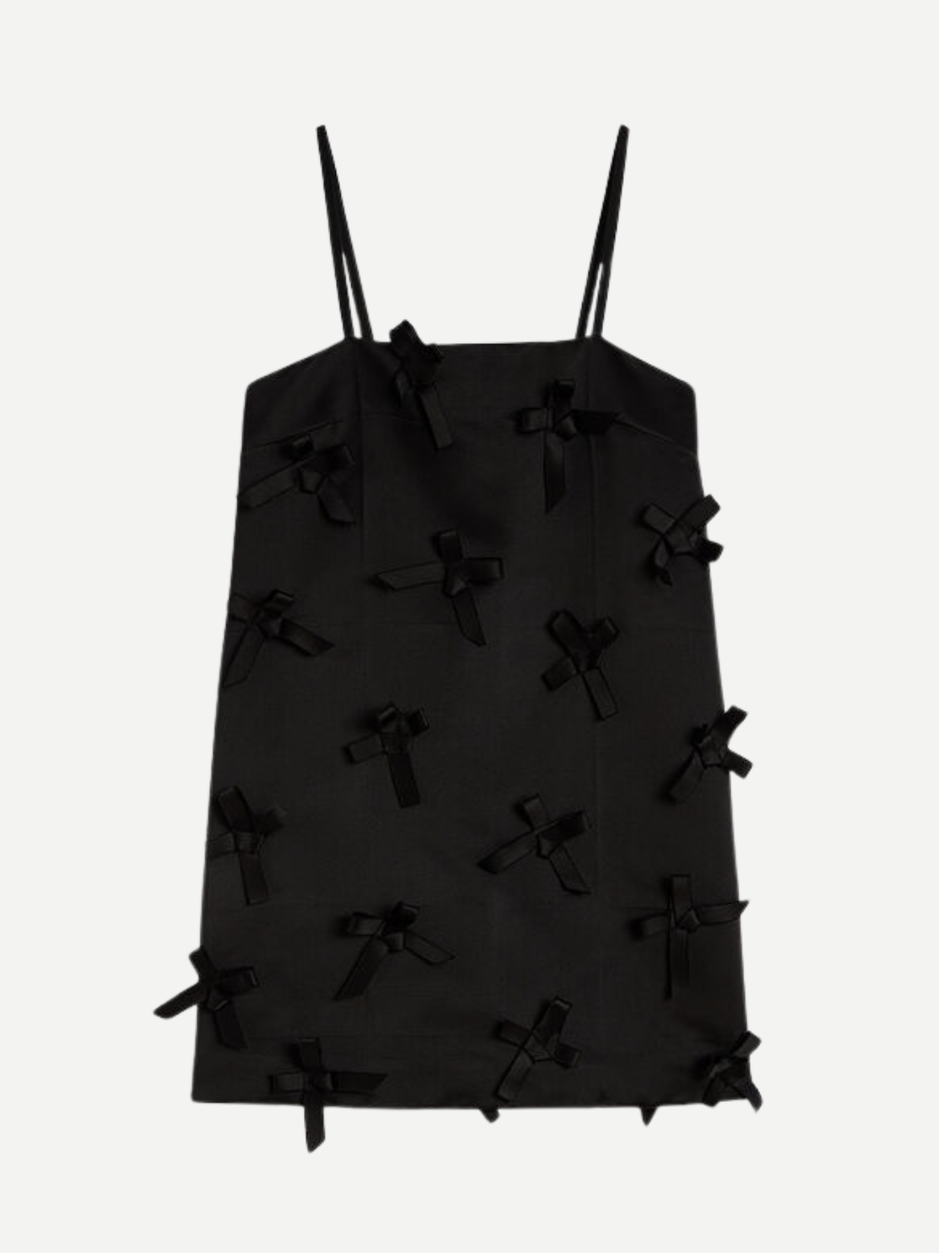 Jil Sander-Duchess Mini Dress w/Bows - Black-Dresses-Boboli-Vancouver-Canada