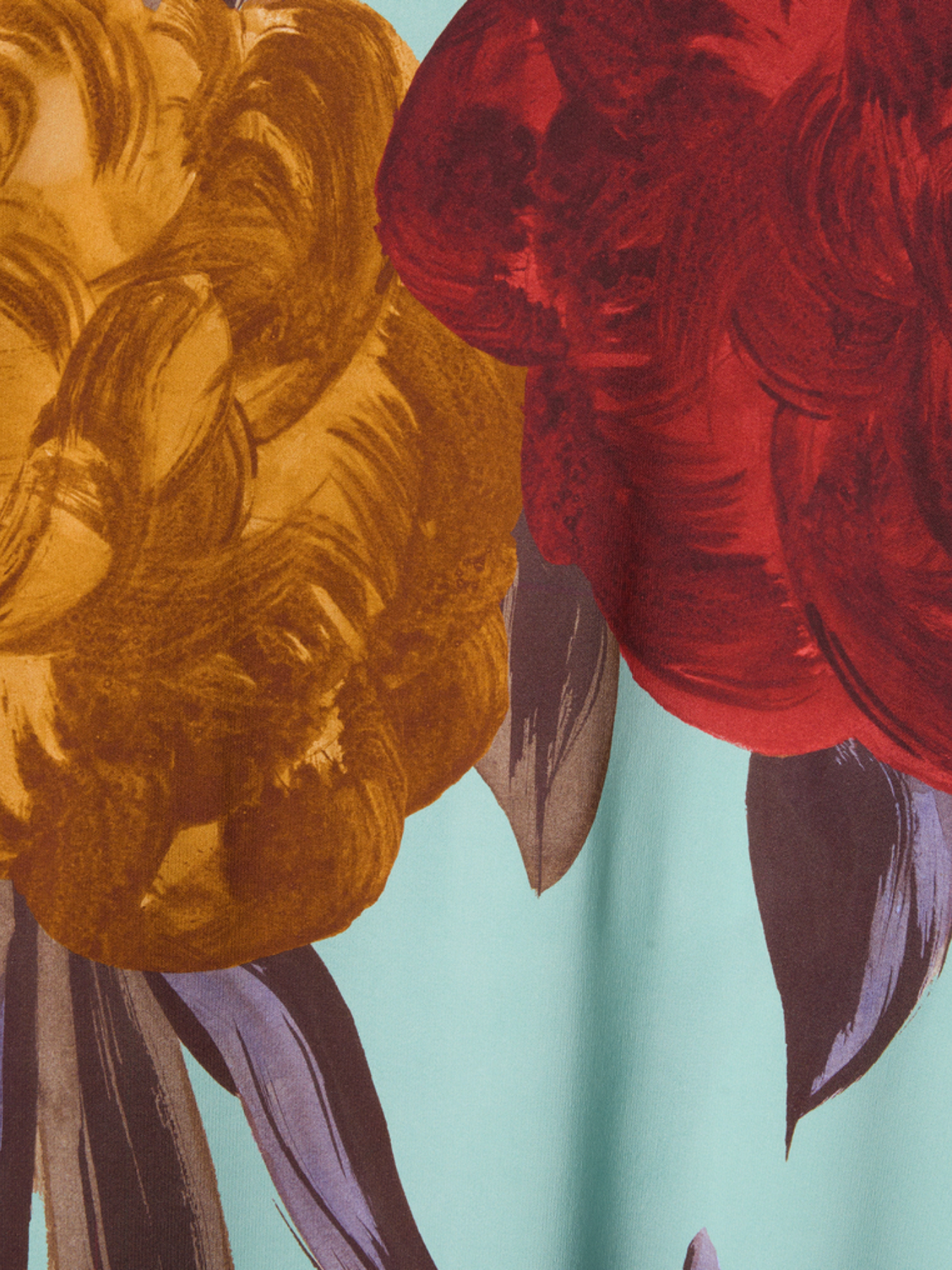 La DoubleJ-Long Sleeve Swing Dress Placee - Peony Placee-Dresses-Boboli-Vancouver-Canada