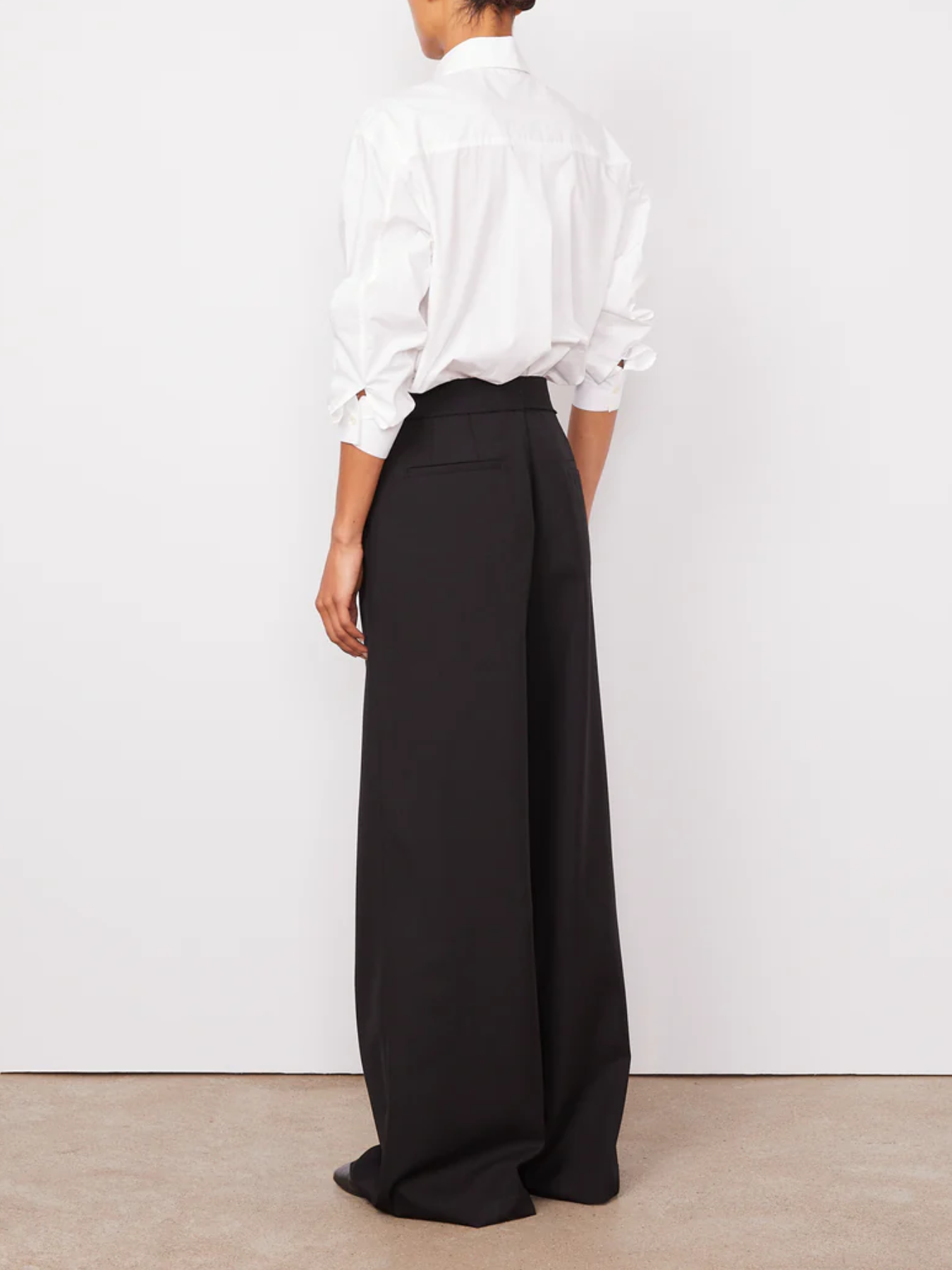 Officine Generale-Azora Pants - Black-Pants-Boboli-Vancouver-Canada