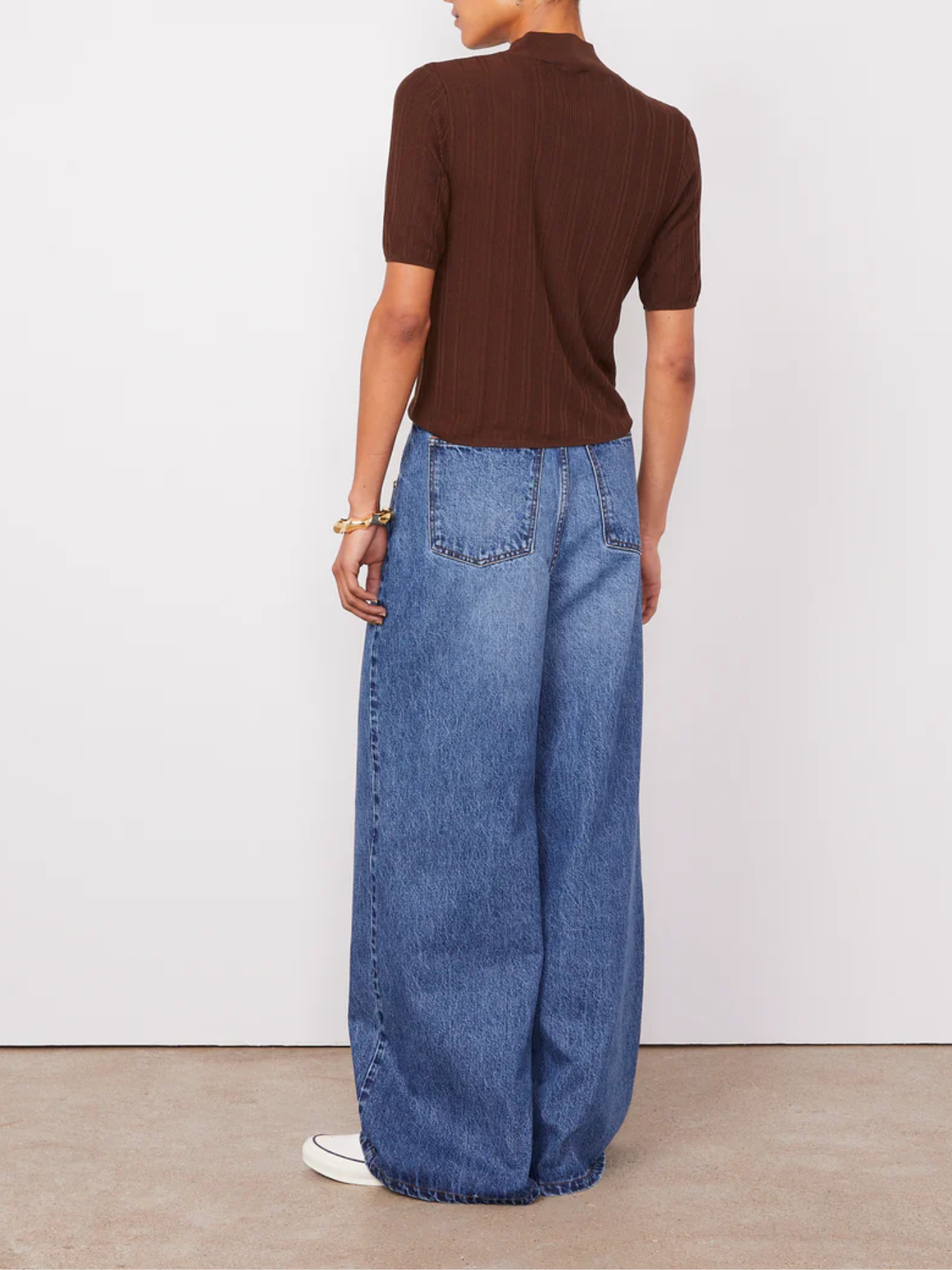 Officine Generale-Mora Washed Cotton Denim Pants - Dark Indigo-Pants-Boboli-Vancouver-Canada