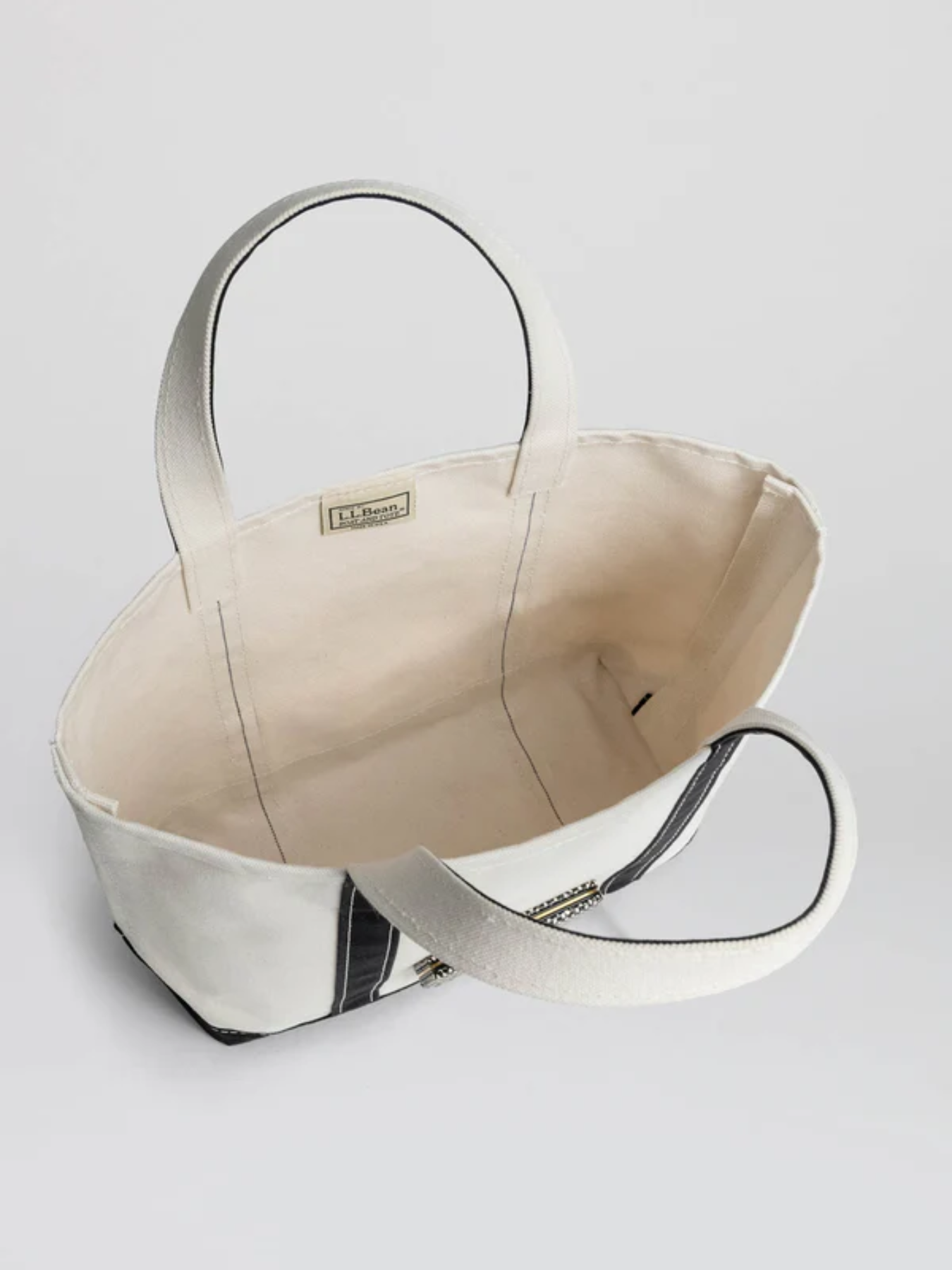 Lutz Morris-Bean Medium Tote - Creme/Black-Bags-Boboli-Vancouver-Canada