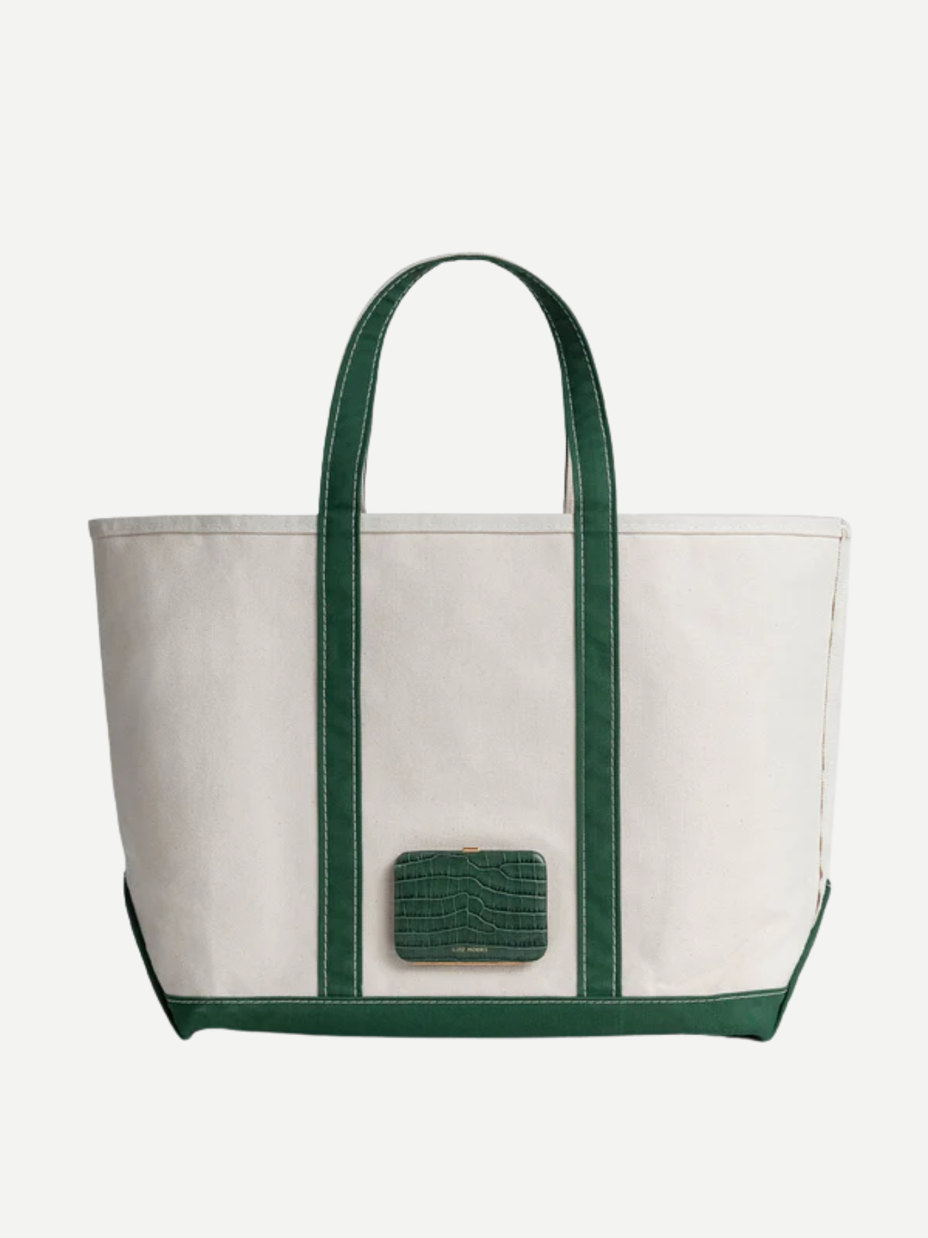 Lutz Morris-Bean Large Tote - Creme/Jade-Bags-Boboli-Vancouver-Canada