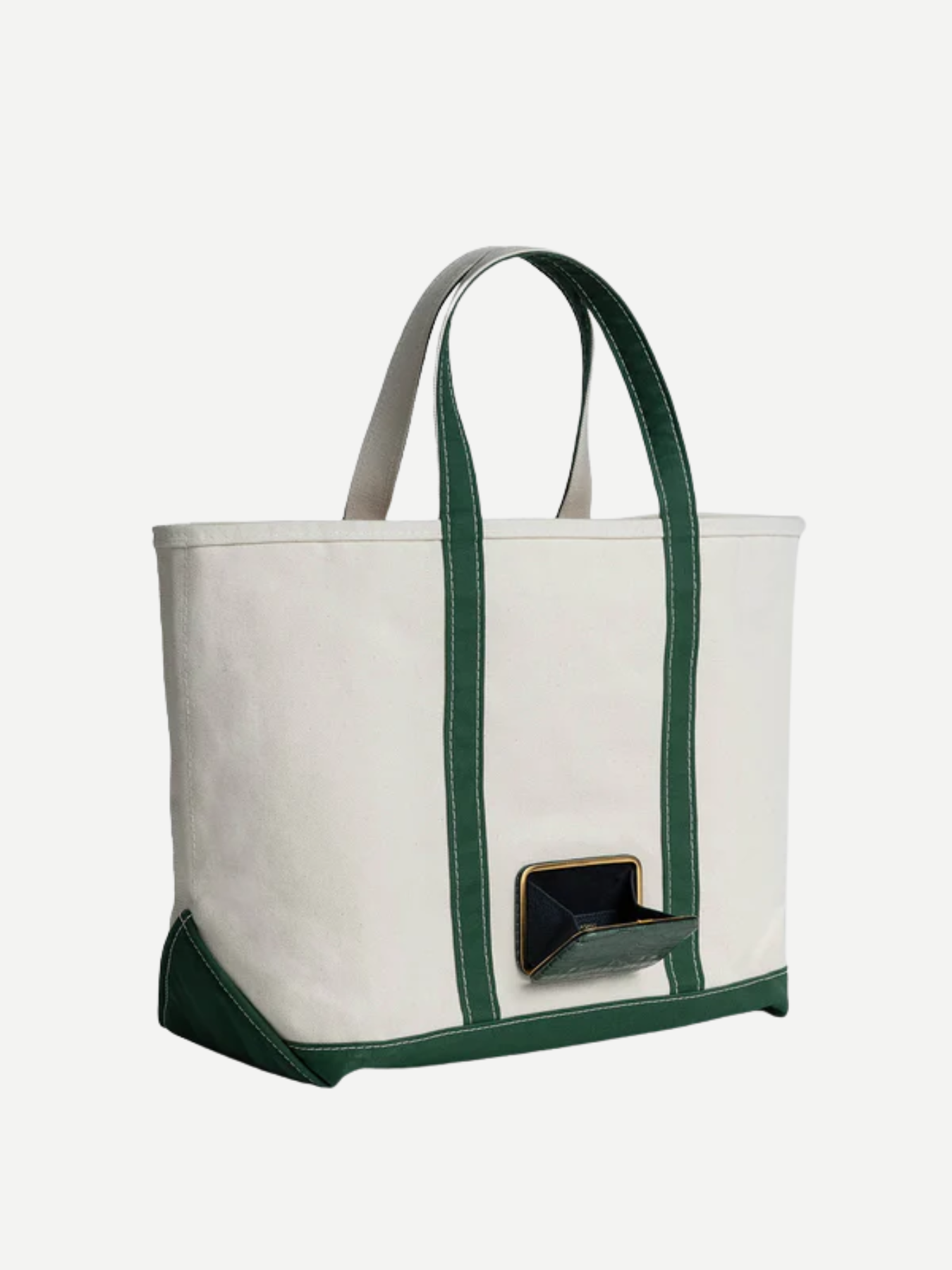 Lutz Morris-Bean Large Tote - Creme/Jade-Bags-Boboli-Vancouver-Canada