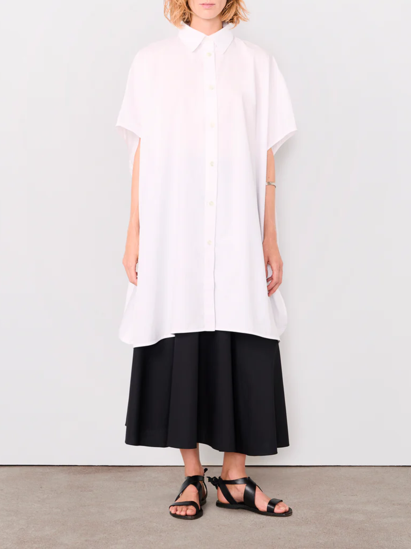 Officine Generale-Adriel Dress - White-Dresses-Boboli-Vancouver-Canada