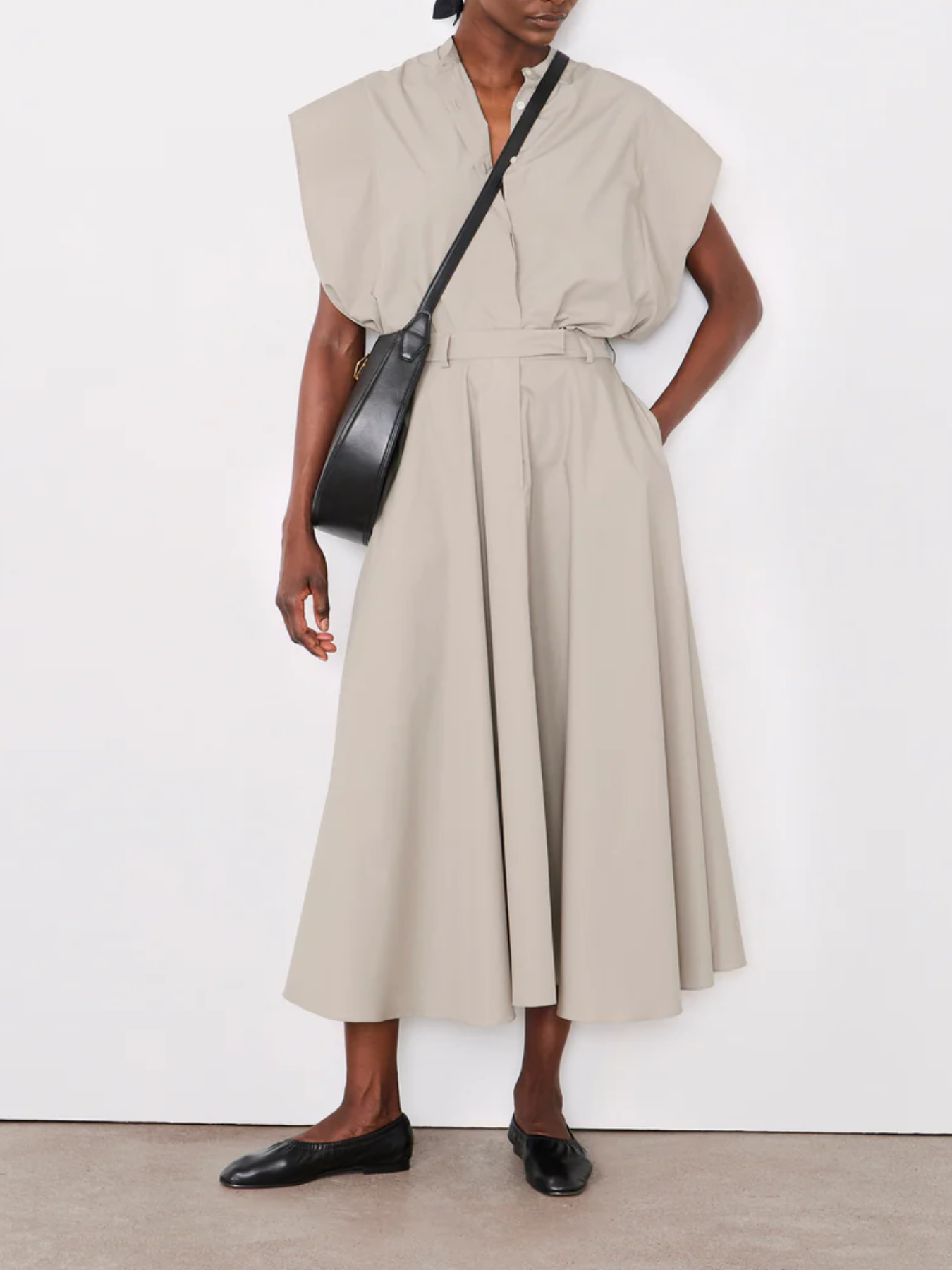 Officine Generale-Bertille Skirt - Galet-Skirts-Boboli-Vancouver-Canada