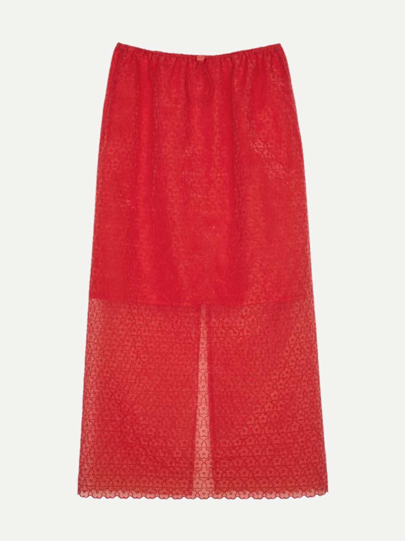 Cecilie Bahnsen-Donna Skirt - Red-Skirts-Boboli-Vancouver-Canada