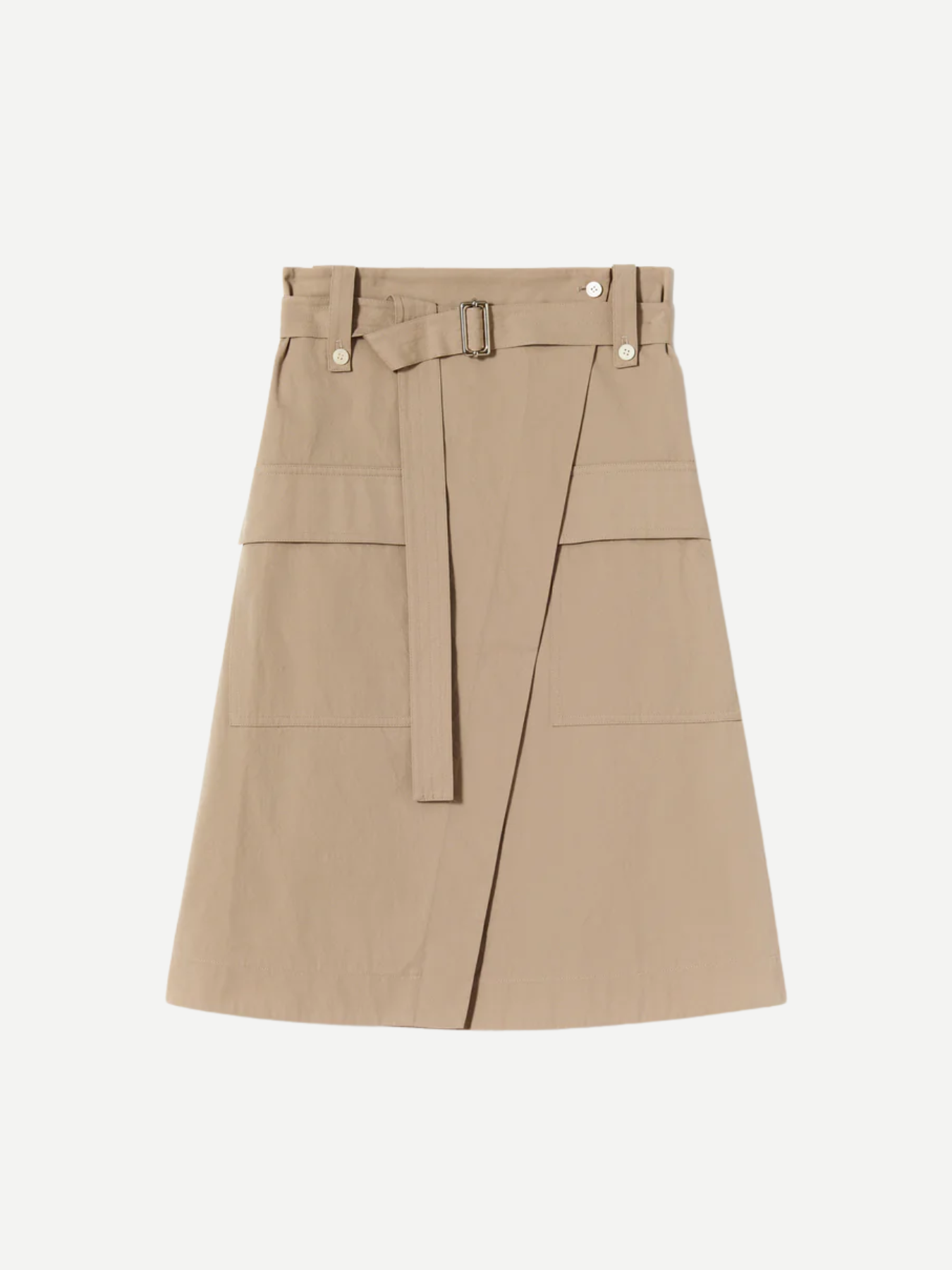 Plan C-Technical Wallet Skirt - Sand-Skirts-Boboli-Vancouver-Canada