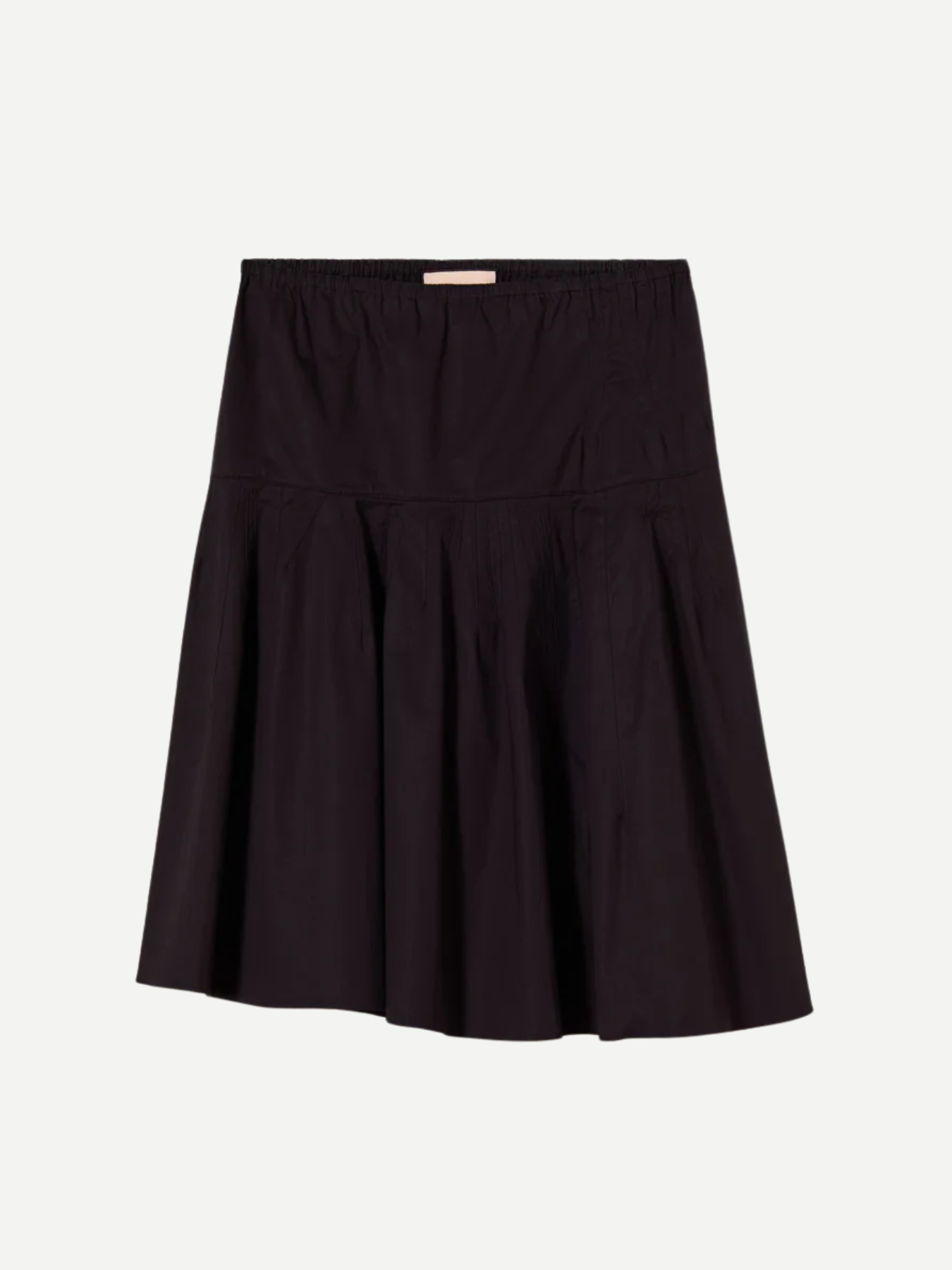 Plan C-Cotton Skirt - Black-Skirts-Boboli-Vancouver-Canada