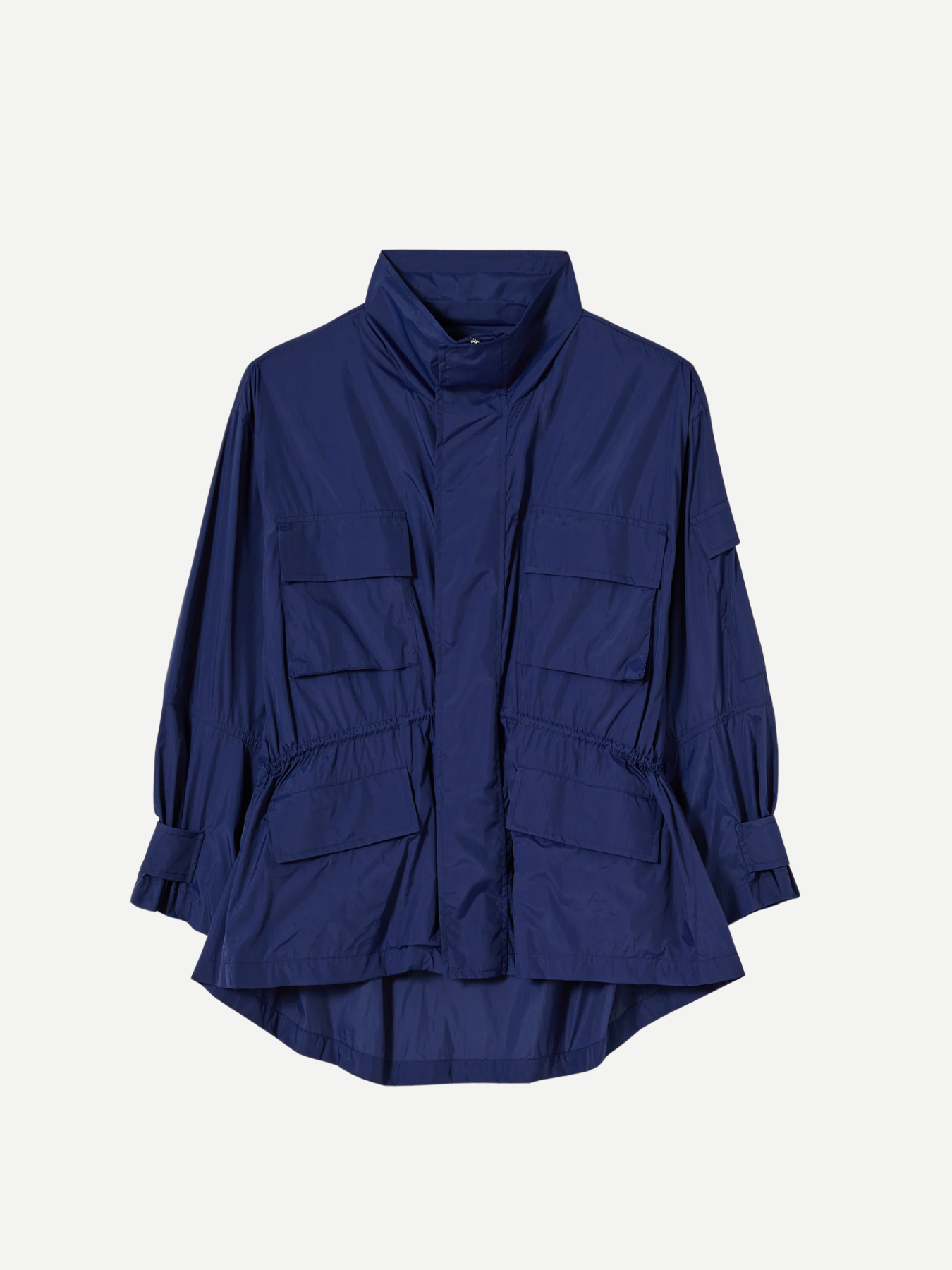 Plan C-Nylon Cargo Jacket - Cobalt Blue-Jackets-Boboli-Vancouver-Canada